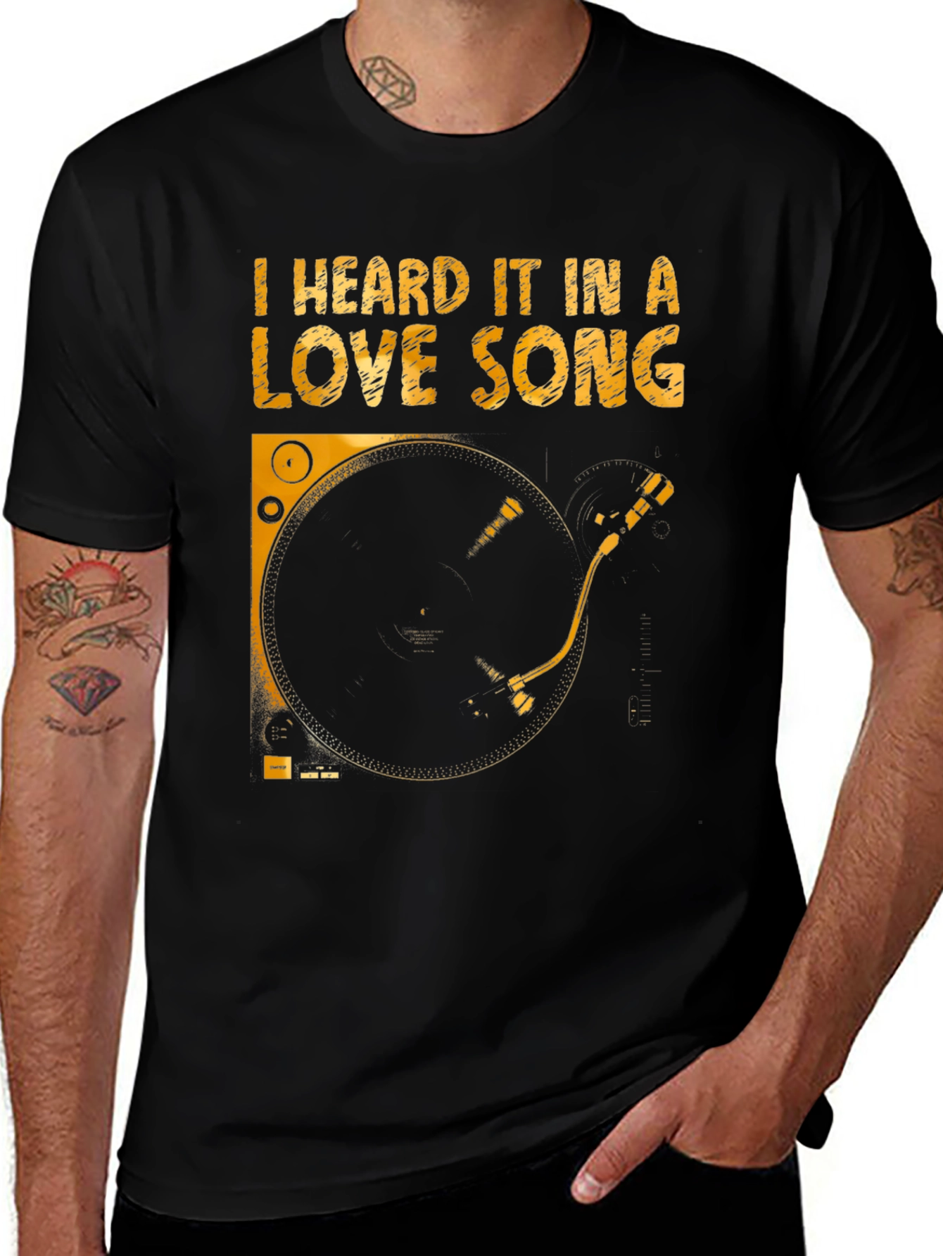 Love Song Turntable Graphic Tee