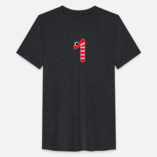 Number One 1 Children Birthday Learning red Snake