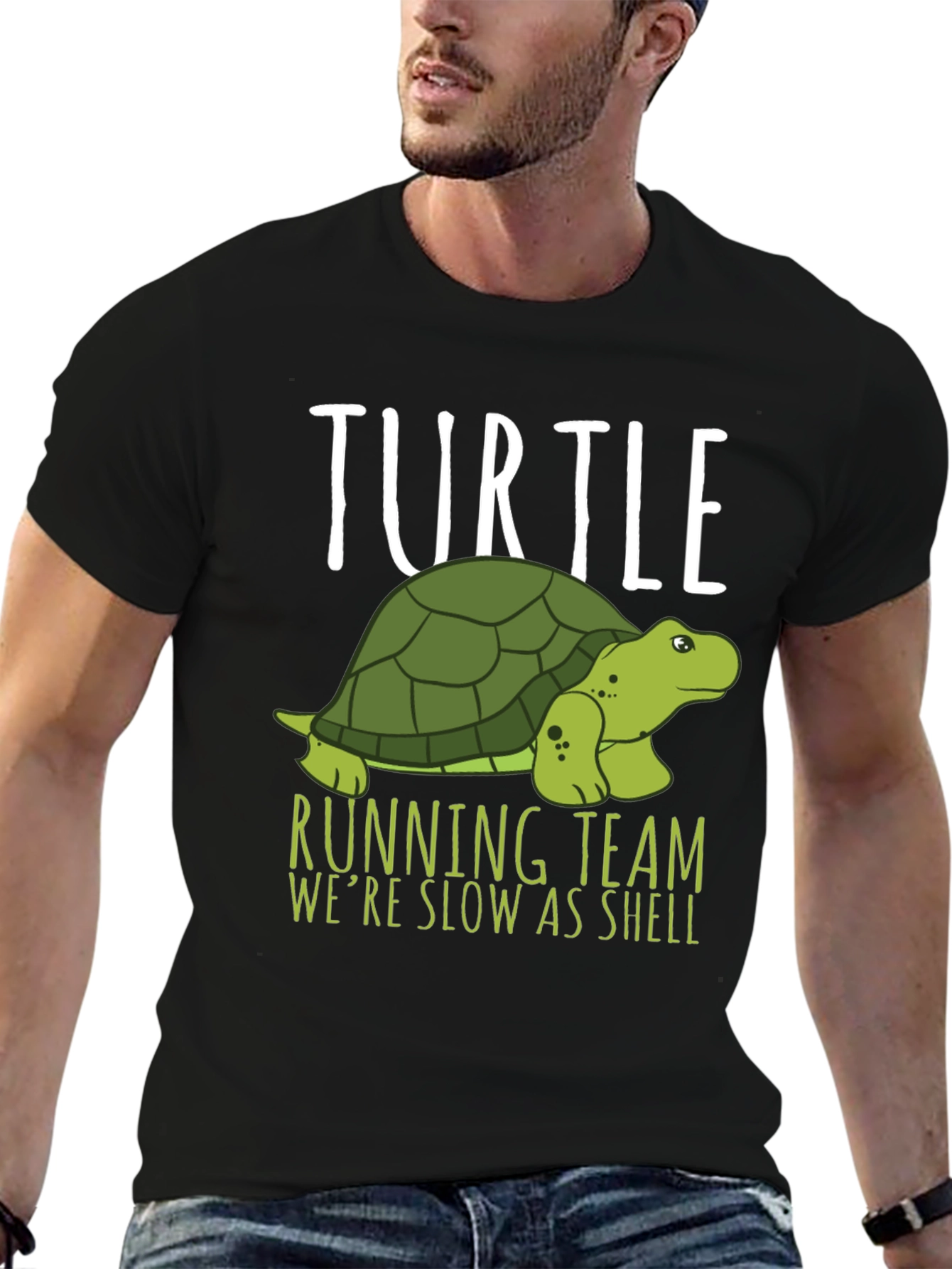 Turtle Running Team T-Shirt - Slow As Shell!
