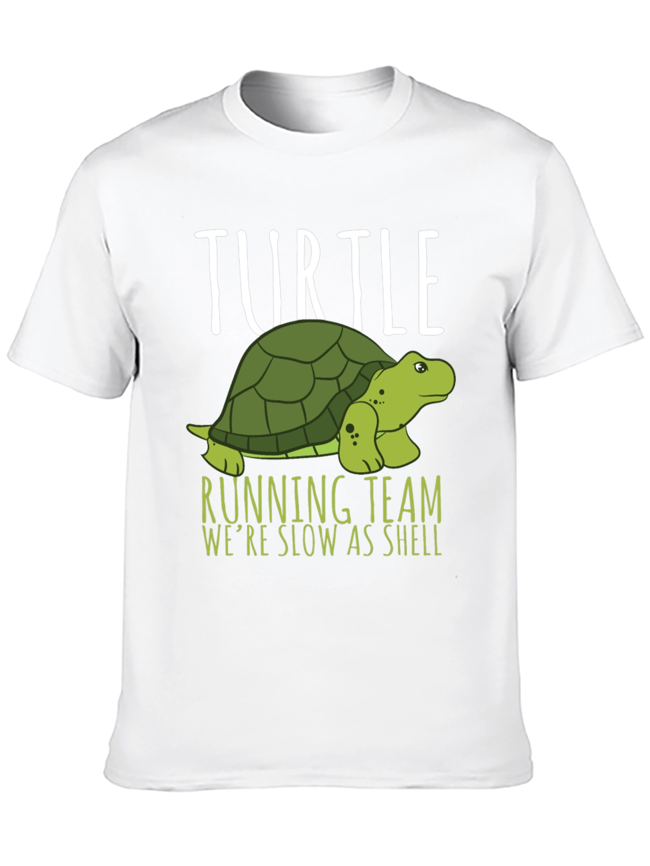 Turtle Running Team T-Shirt - Slow As Shell!