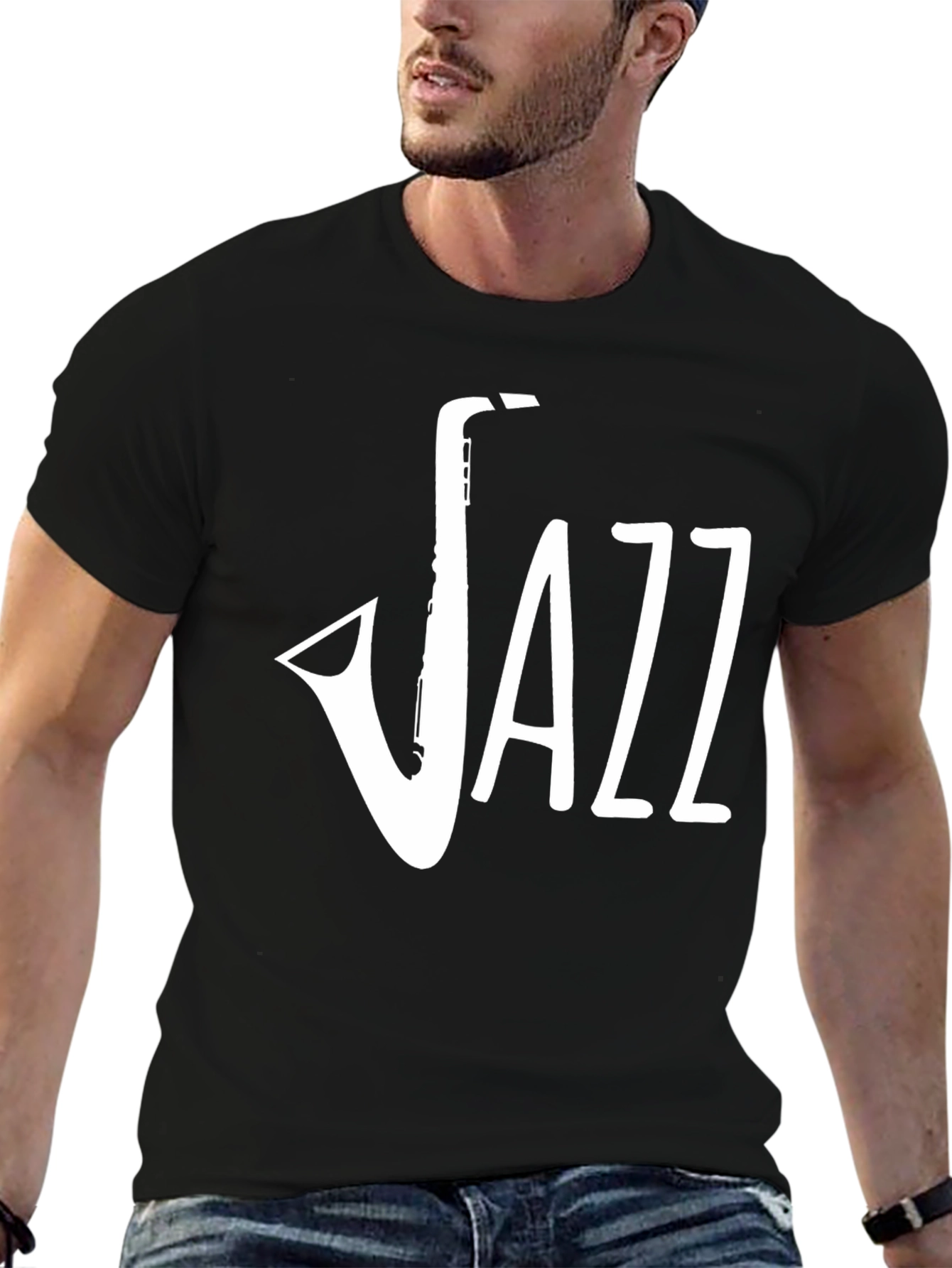 Jazz Saxophone T-Shirt - Cool Music Tee