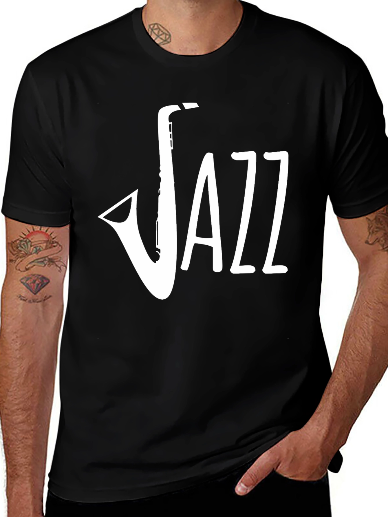 Jazz Saxophone T-Shirt - Cool Music Tee