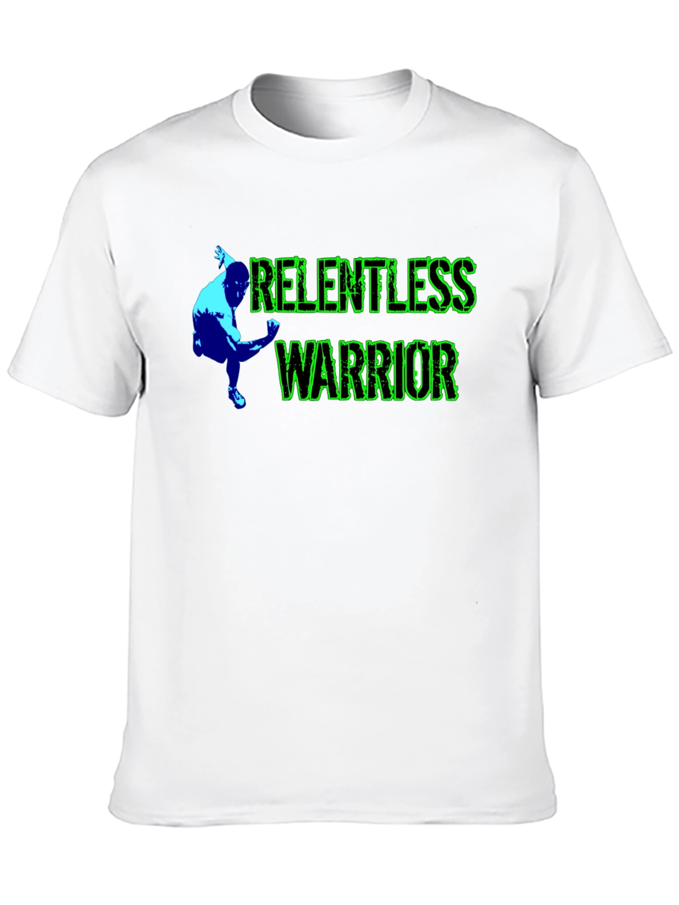 Relentless Warrior Black Graphic Tee