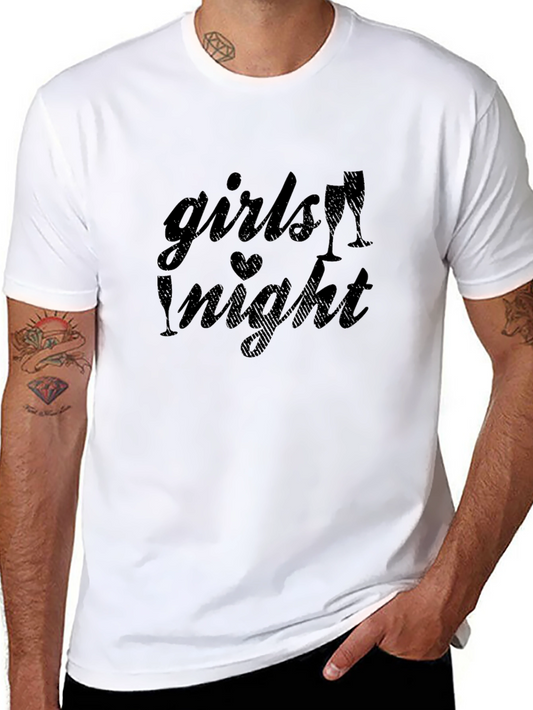 Girls Night Out Tee - Black Graphic T-Shirt