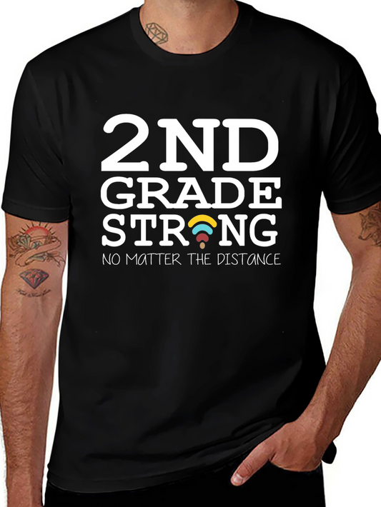 2nd Grade Strong T-Shirt - Teacher Student Gift