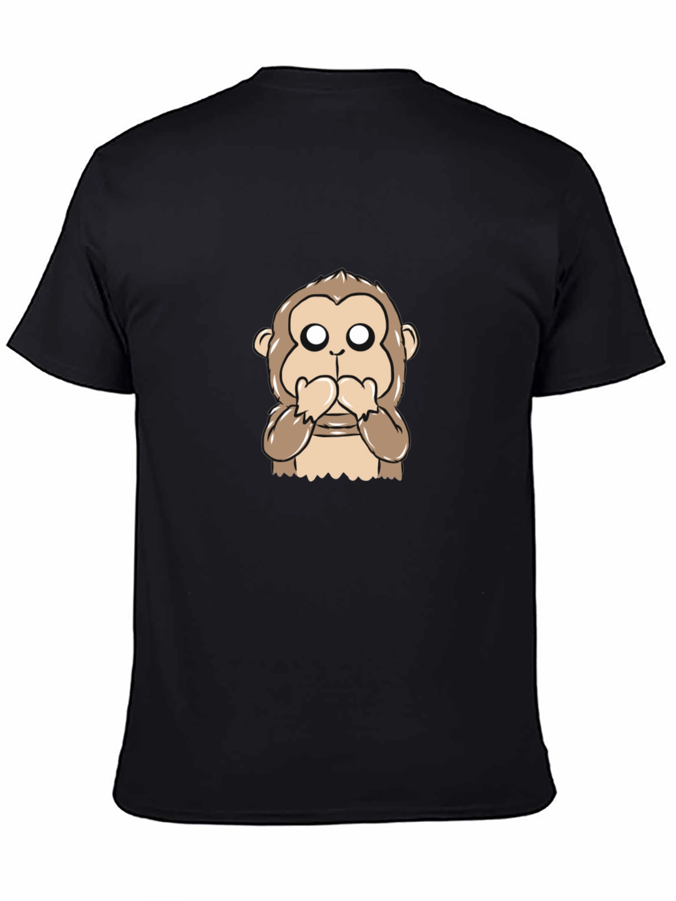 Speak No Evil Monkey Graphic T-Shirt