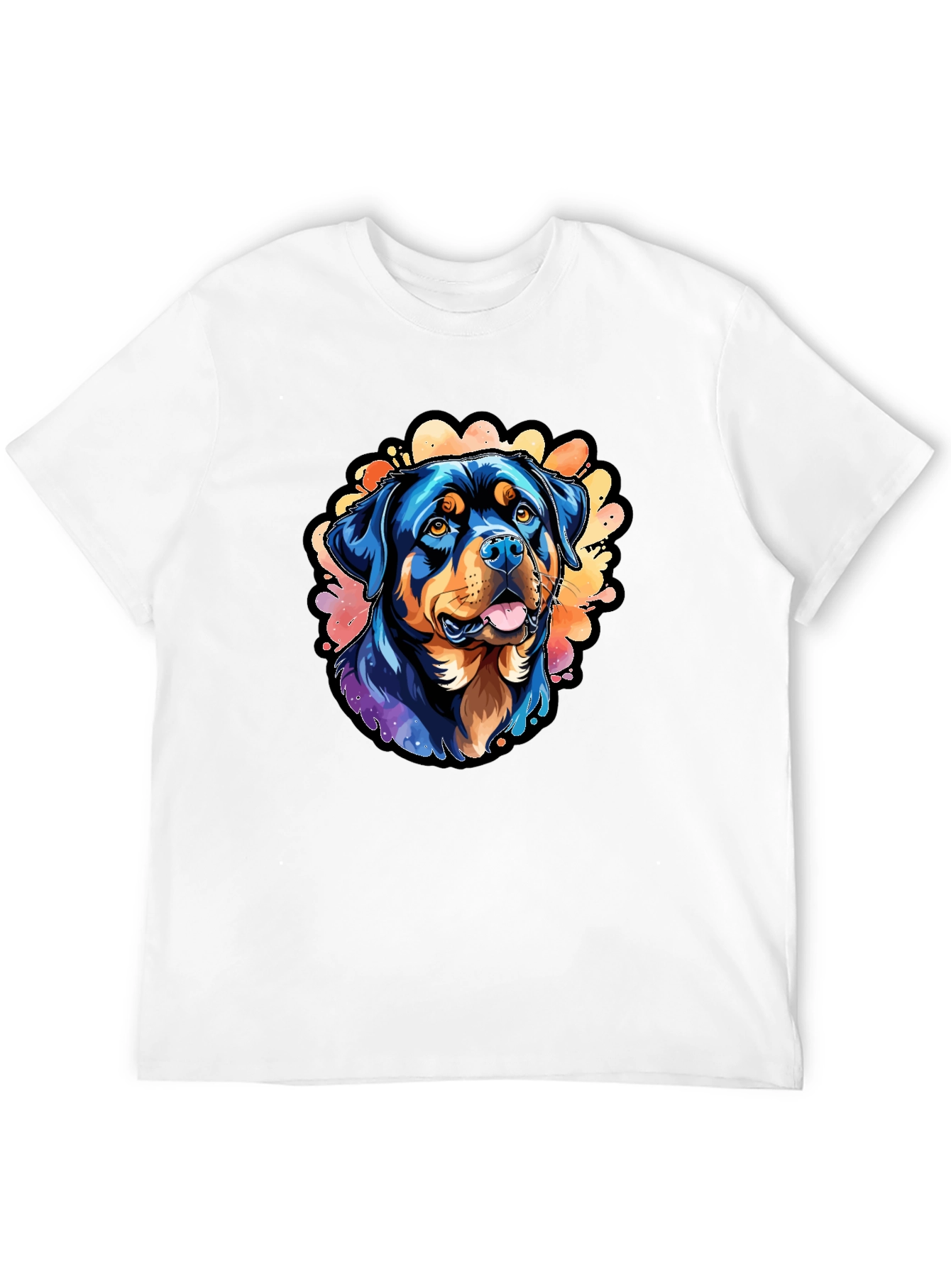 Rottweiler Dog Graphic T-Shirt - Stylish Animal Tee
