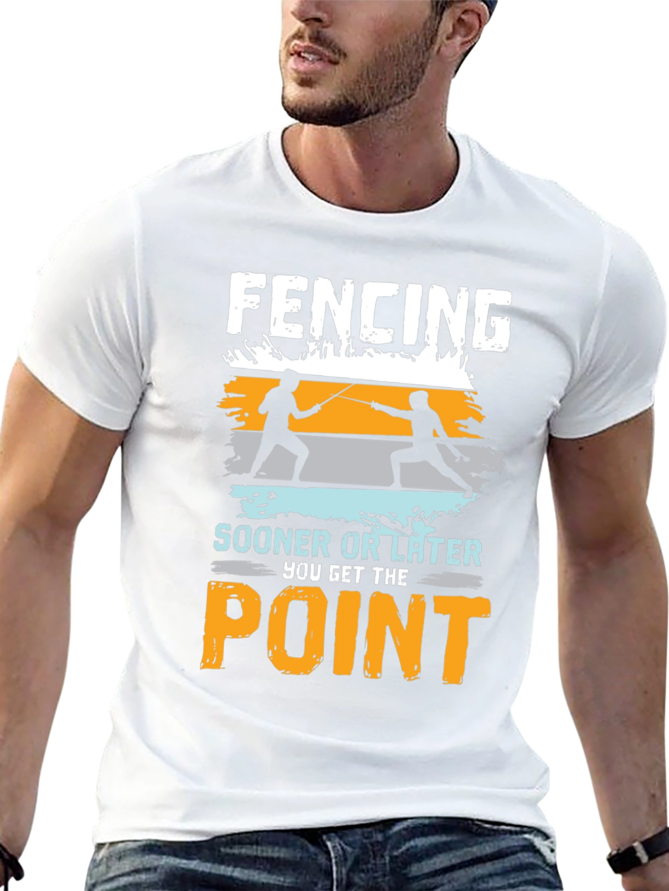Fencing Point T-Shirt - Funny Fencer Tee