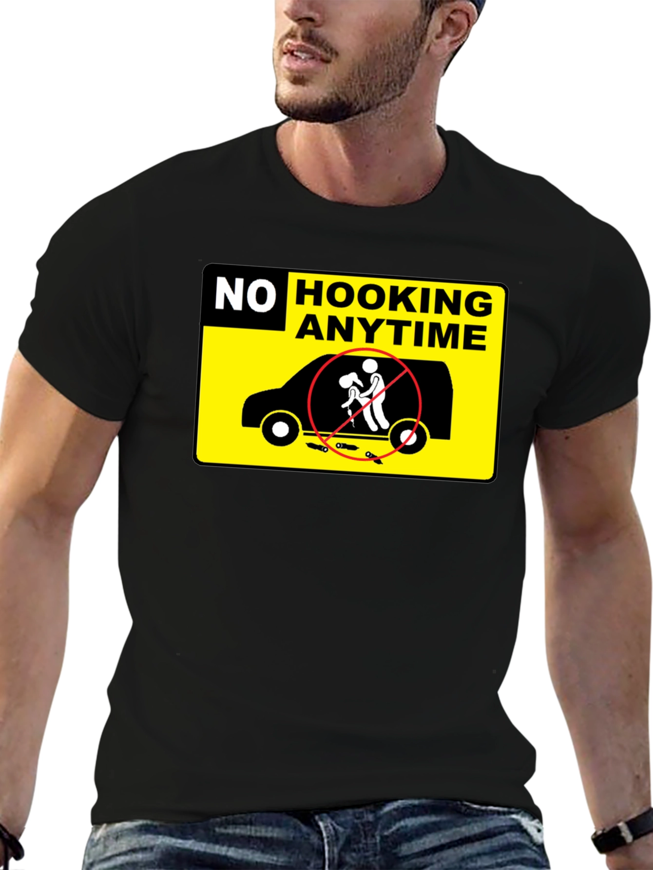 No Hooking Anytime T-Shirt Funny Humor Tee