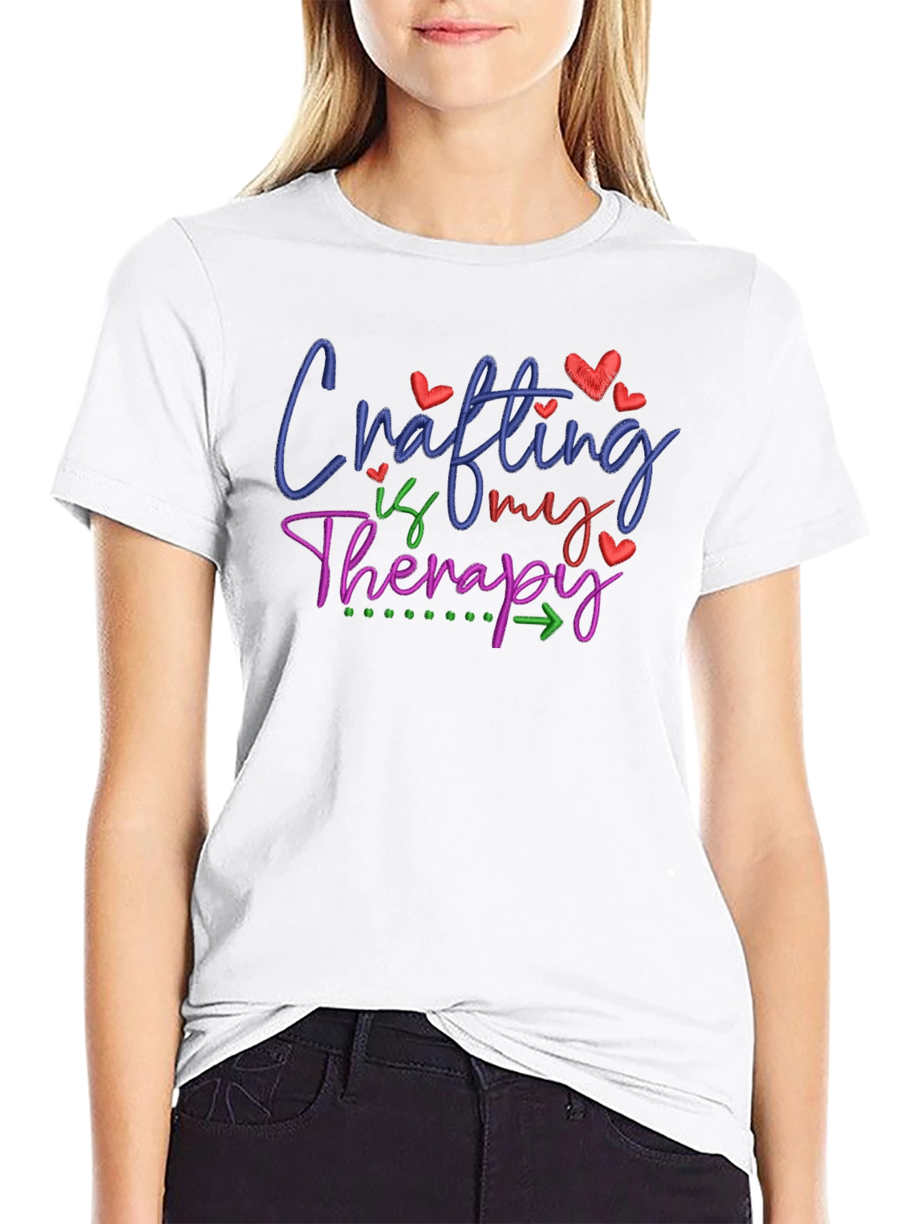 Crafting Is My Therapy T-Shirt