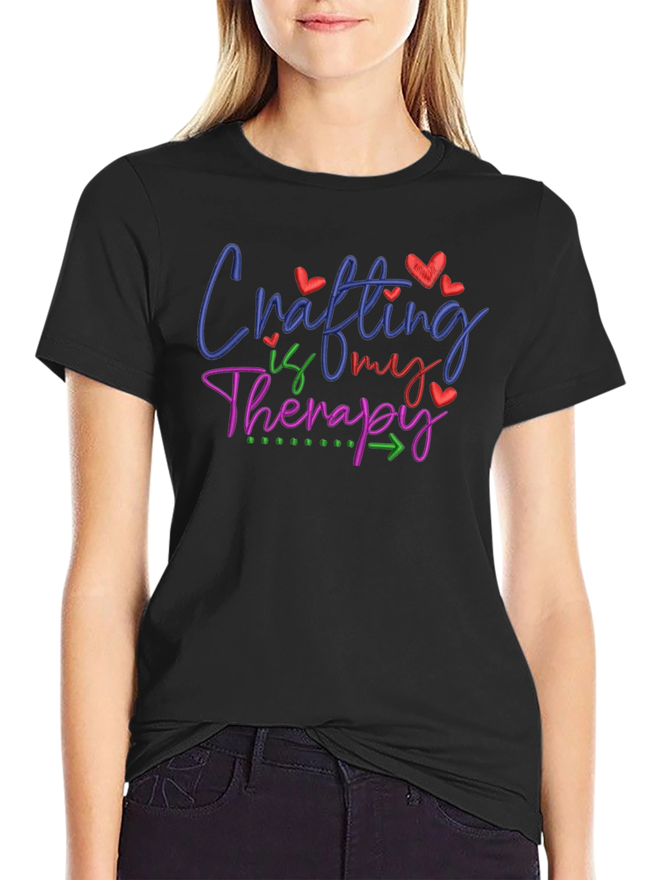 Crafting Is My Therapy T-Shirt