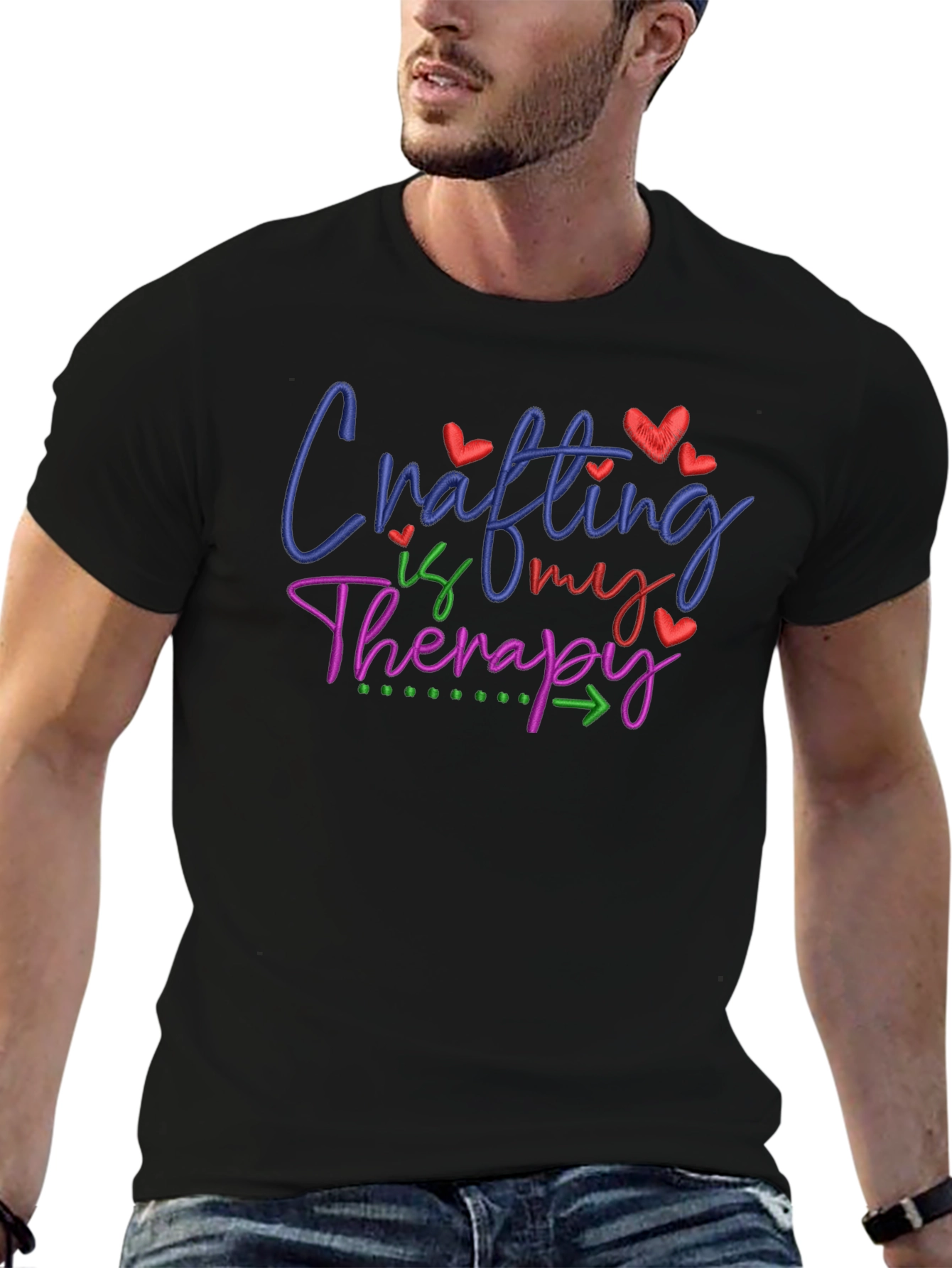 Crafting Is My Therapy T-Shirt