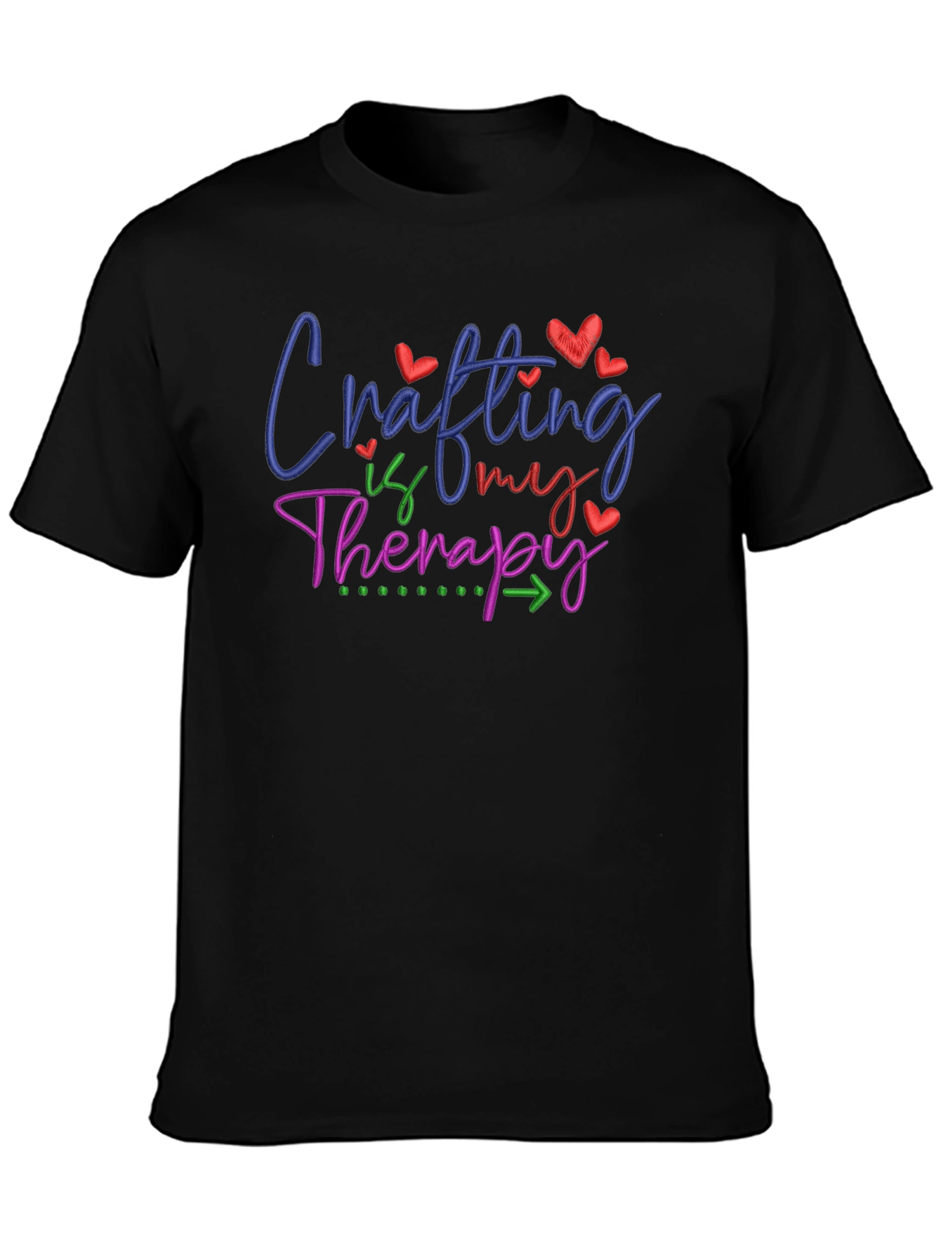 Crafting Is My Therapy T-Shirt