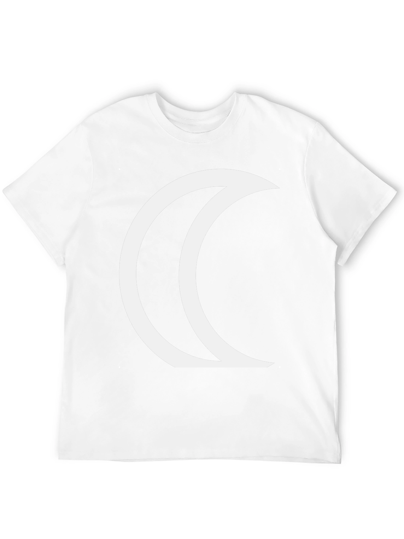 Crescent Moon Graphic Black T-Shirt