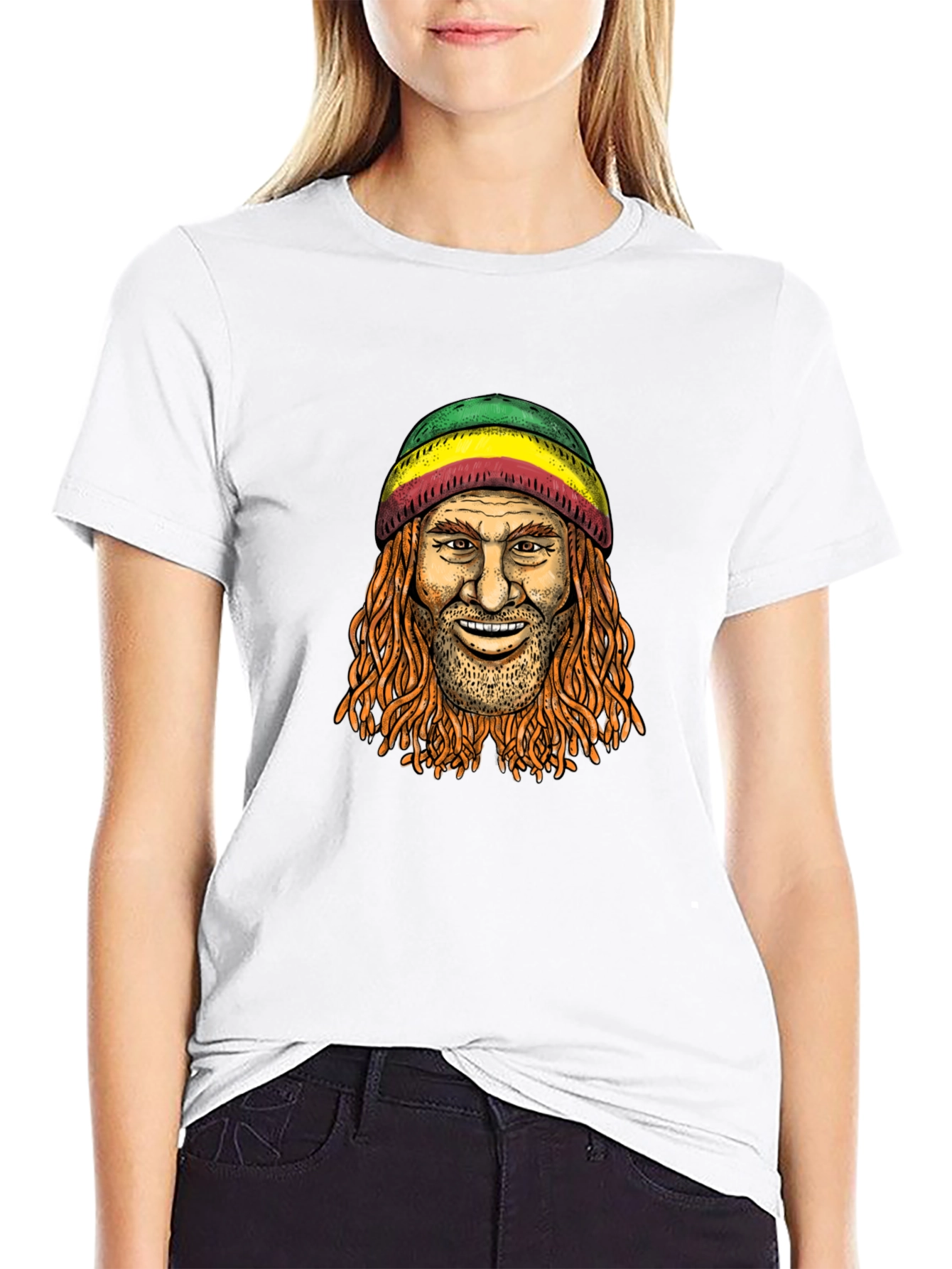 Rasta Man Graphic T-Shirt