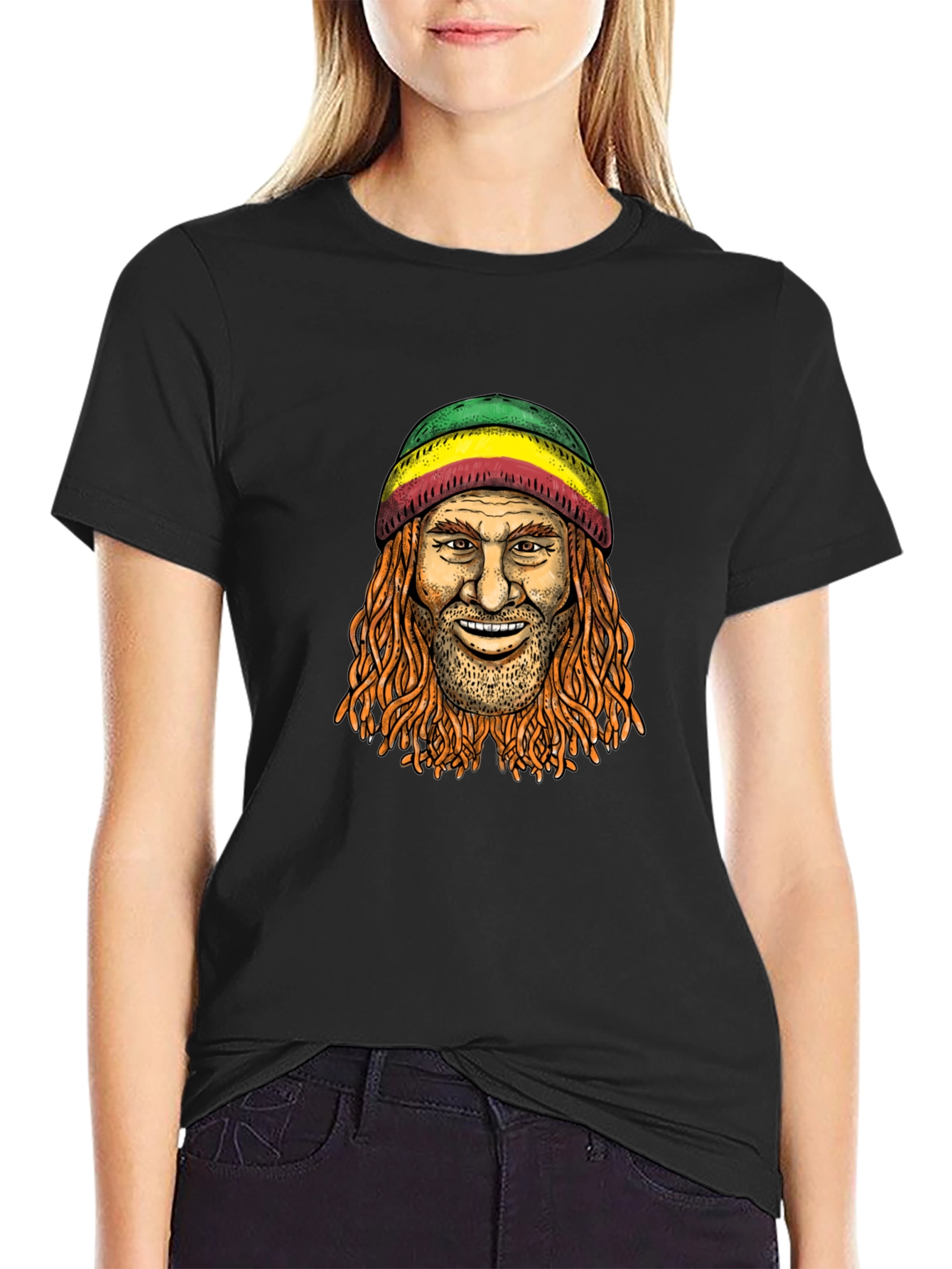 Rasta Man Graphic T-Shirt