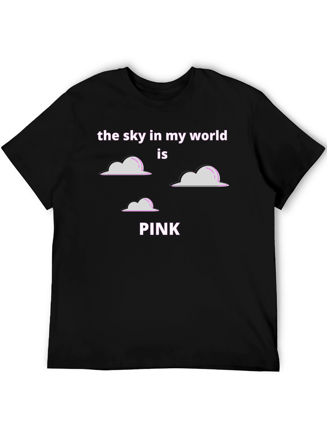 Pink Sky Cloud Graphic Tee