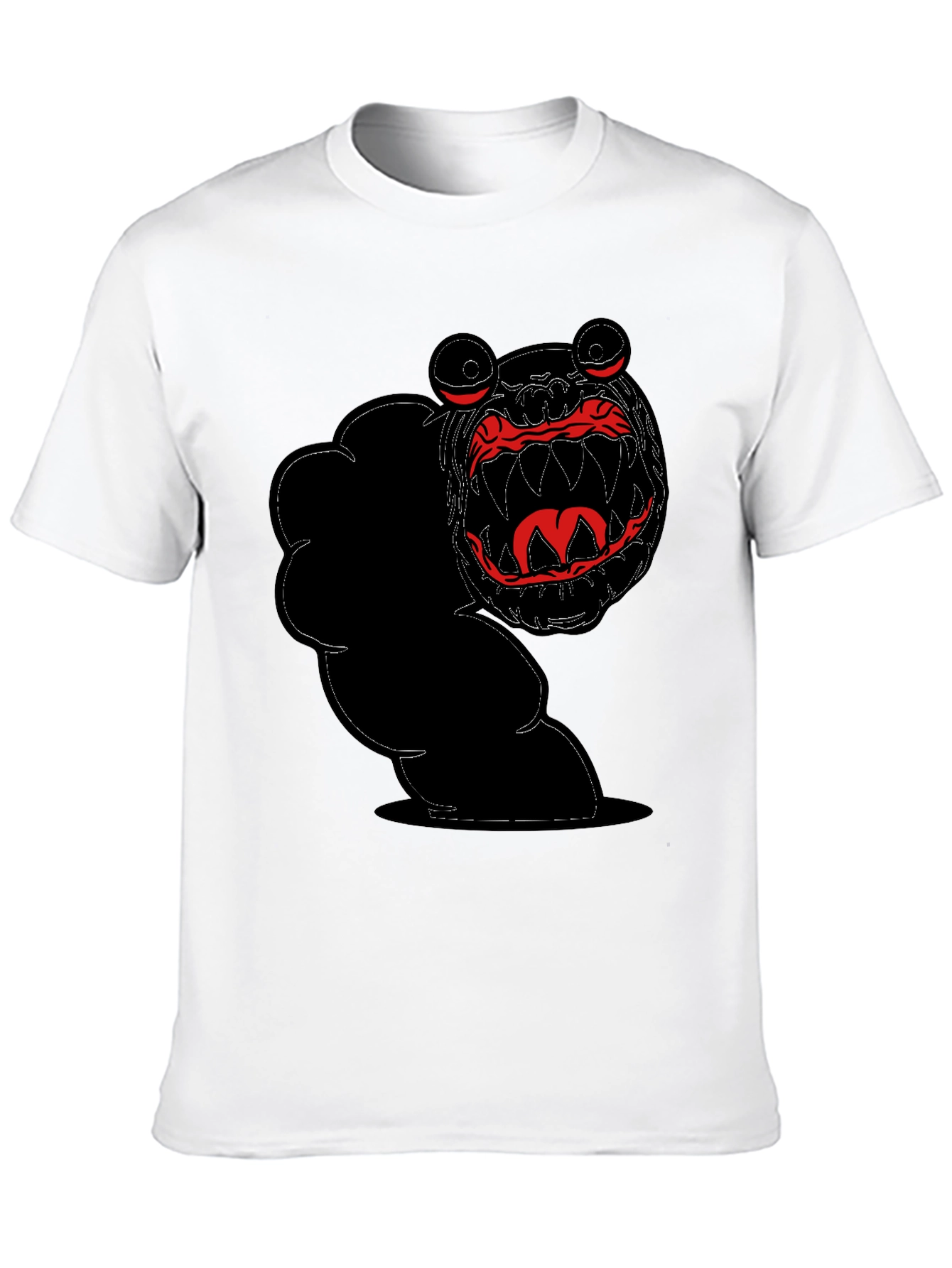 Monster Graphic Tee - Mens Black T-Shirt