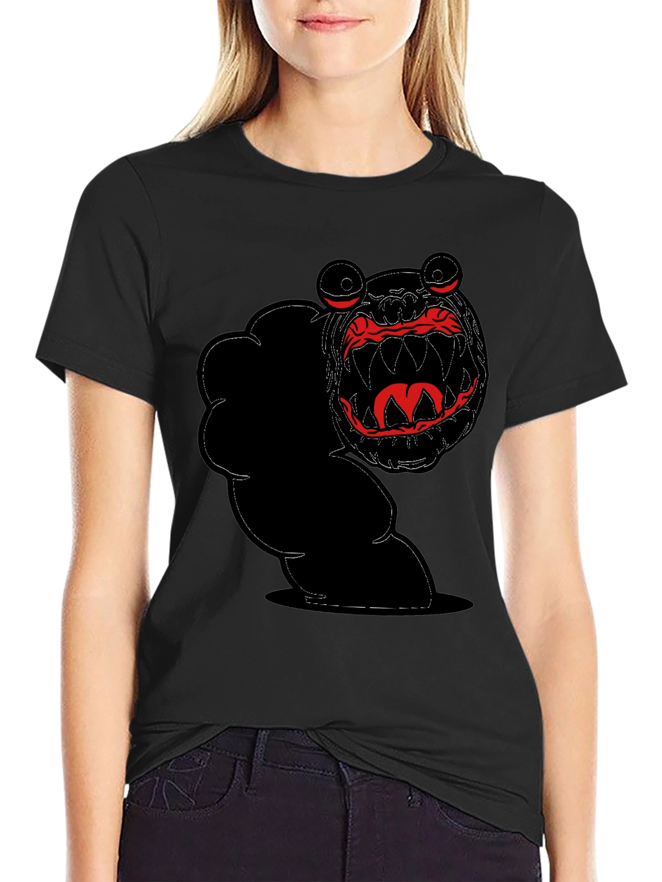 Monster Graphic Tee - Mens Black T-Shirt