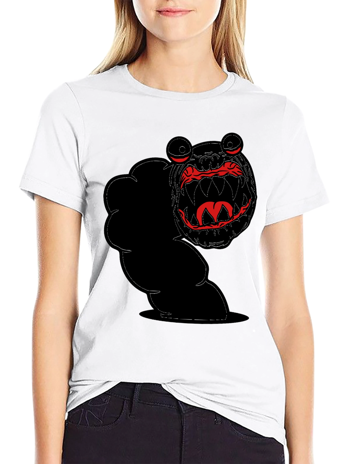 Monster Graphic Tee - Mens Black T-Shirt