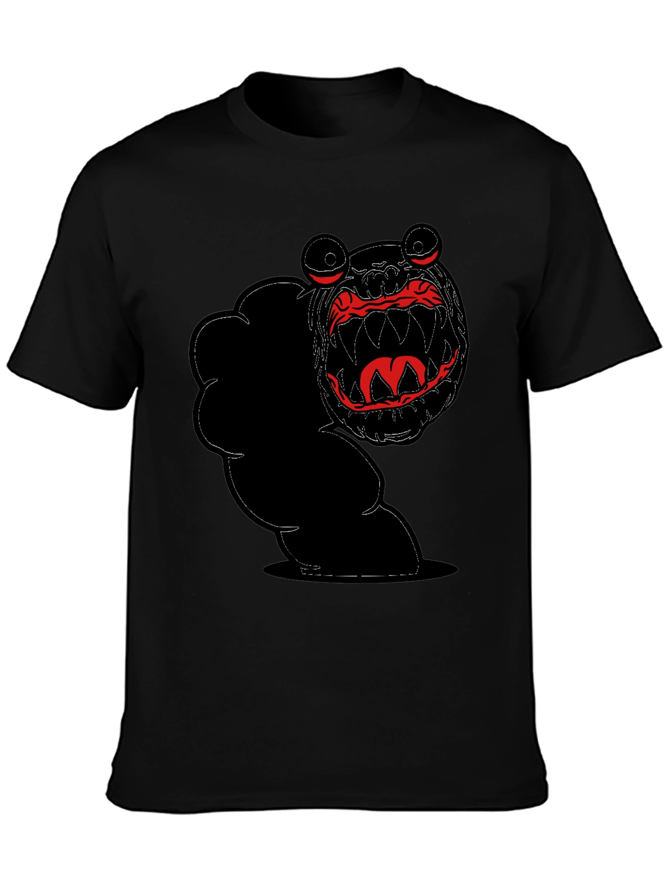 Monster Graphic Tee - Mens Black T-Shirt