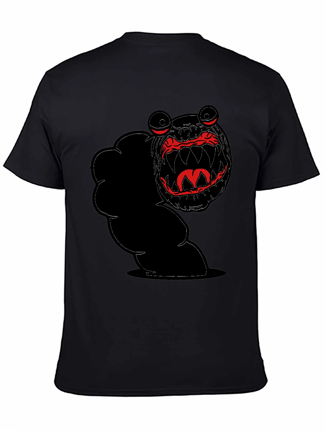 Monster Graphic Tee - Mens Black T-Shirt