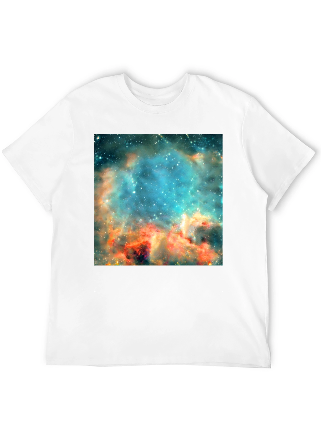 Nebula Print Black T-Shirt