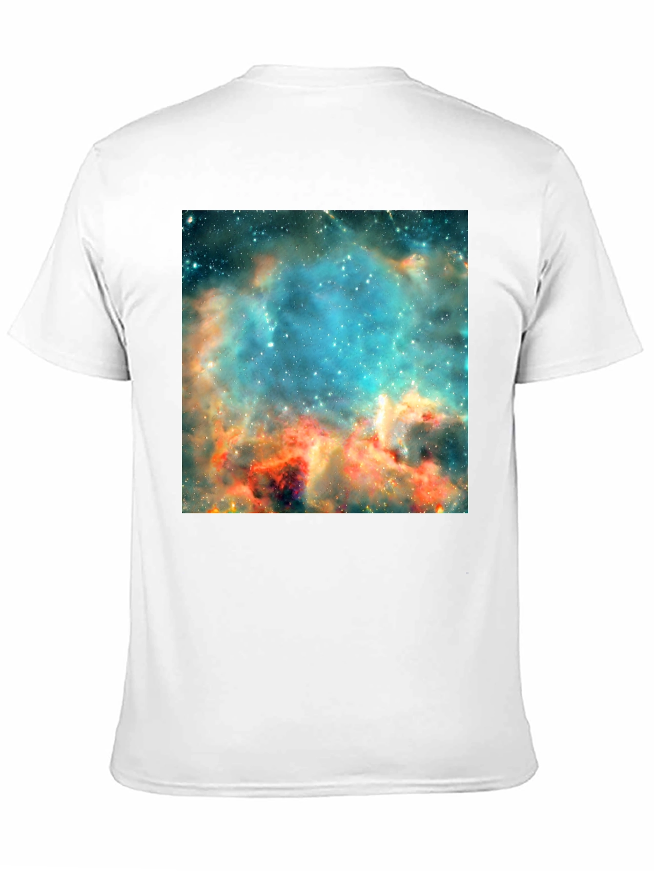 Nebula Print Black T-Shirt