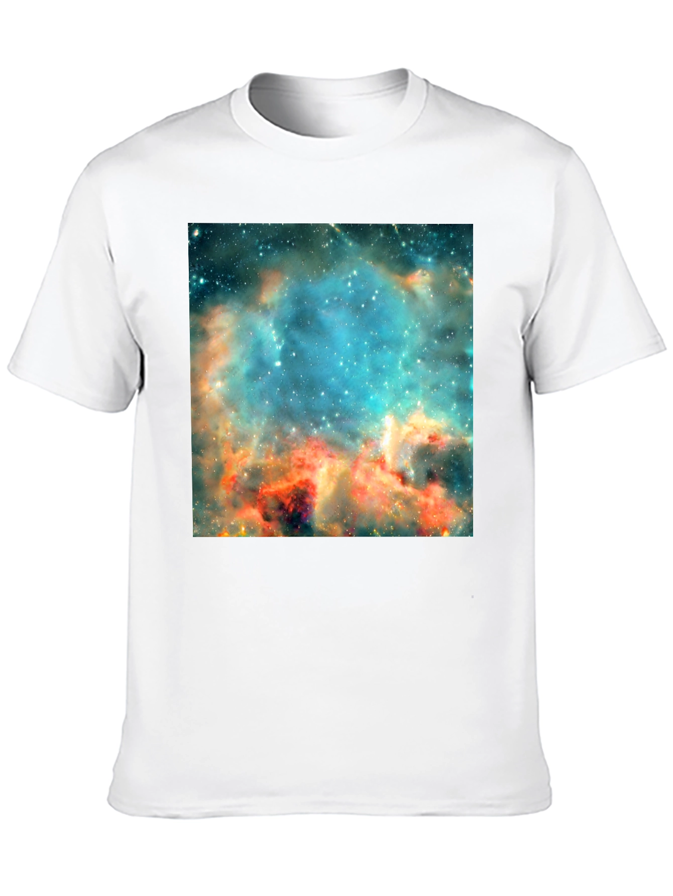 Nebula Print Black T-Shirt