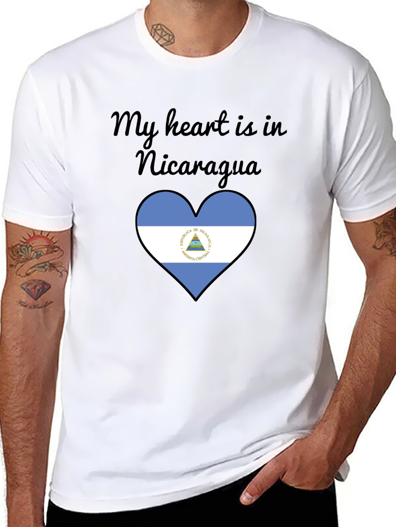 My Heart is in Nicaragua T-Shirt