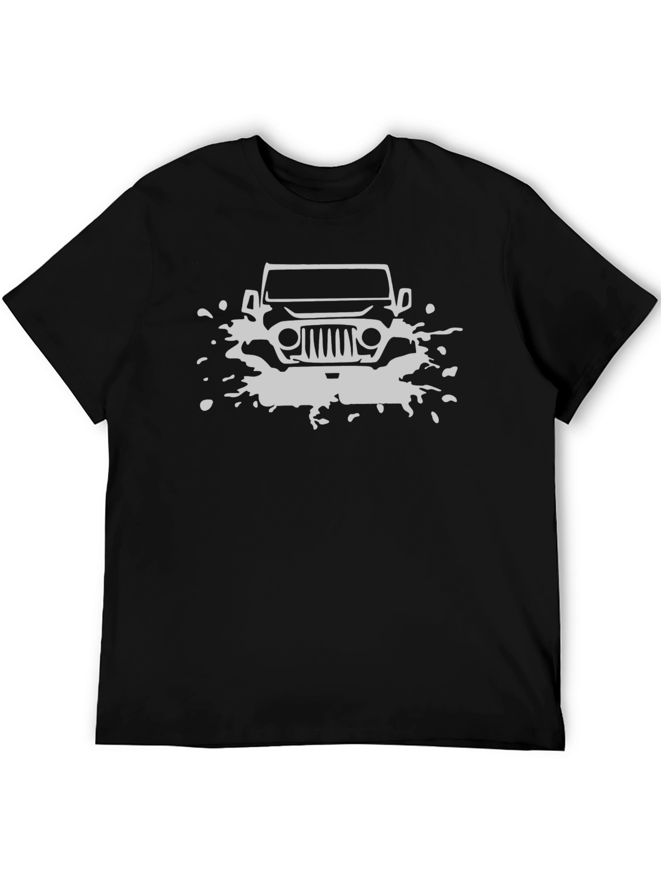Off-Road Adventure T-Shirt - Mud Splash Jeep Design