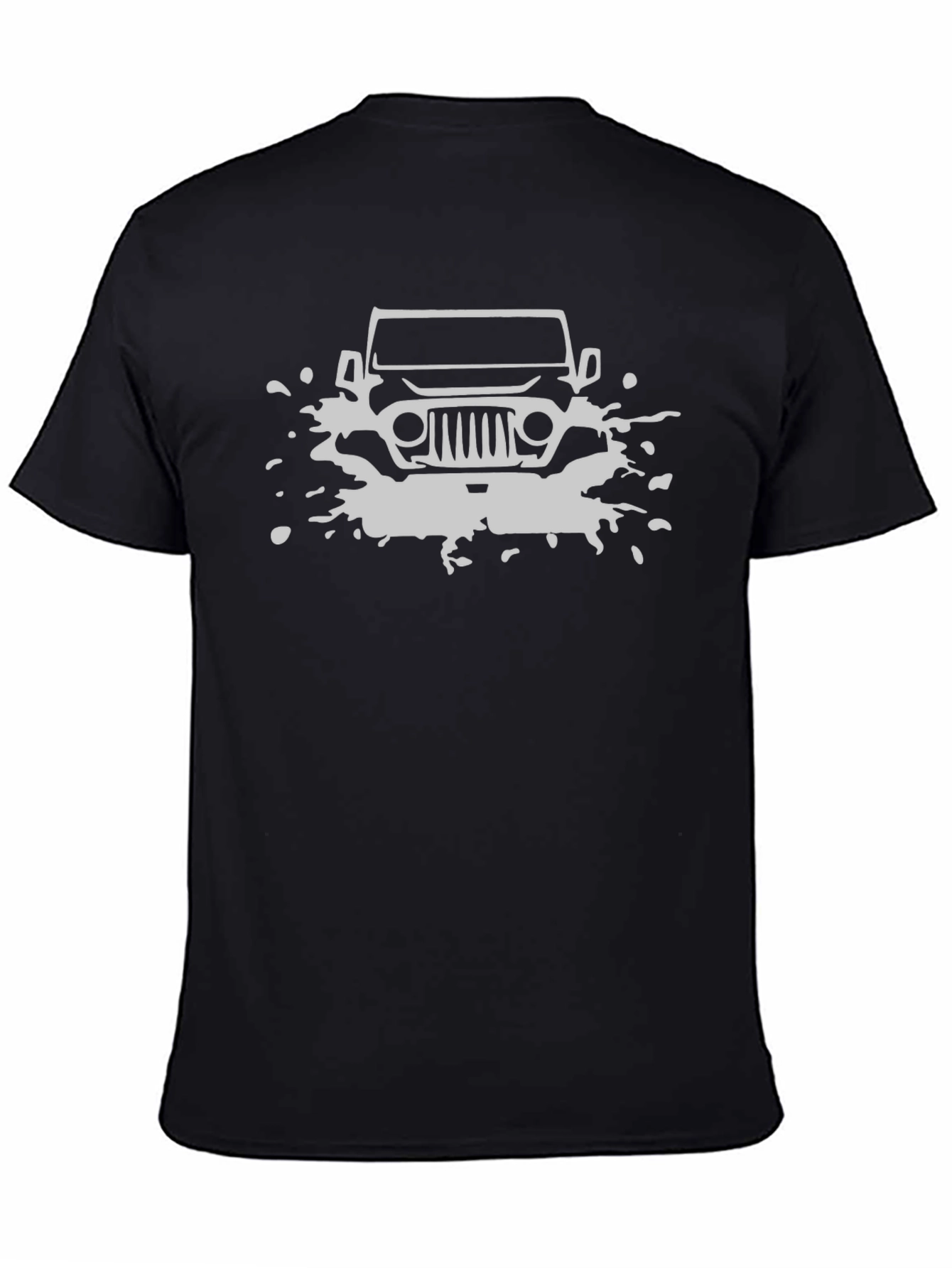 Off-Road Adventure T-Shirt - Mud Splash Jeep Design