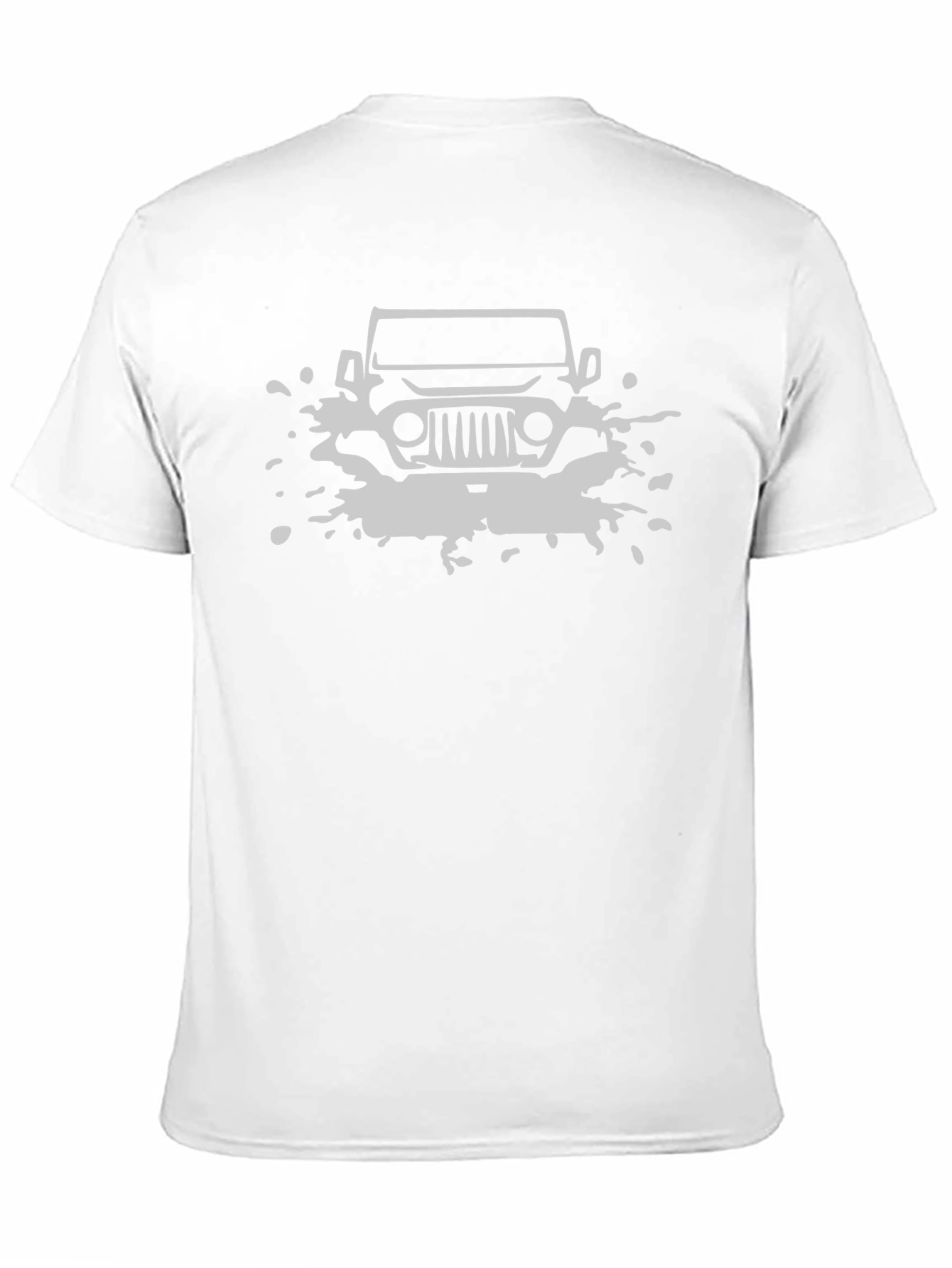 Off-Road Adventure T-Shirt - Mud Splash Jeep Design