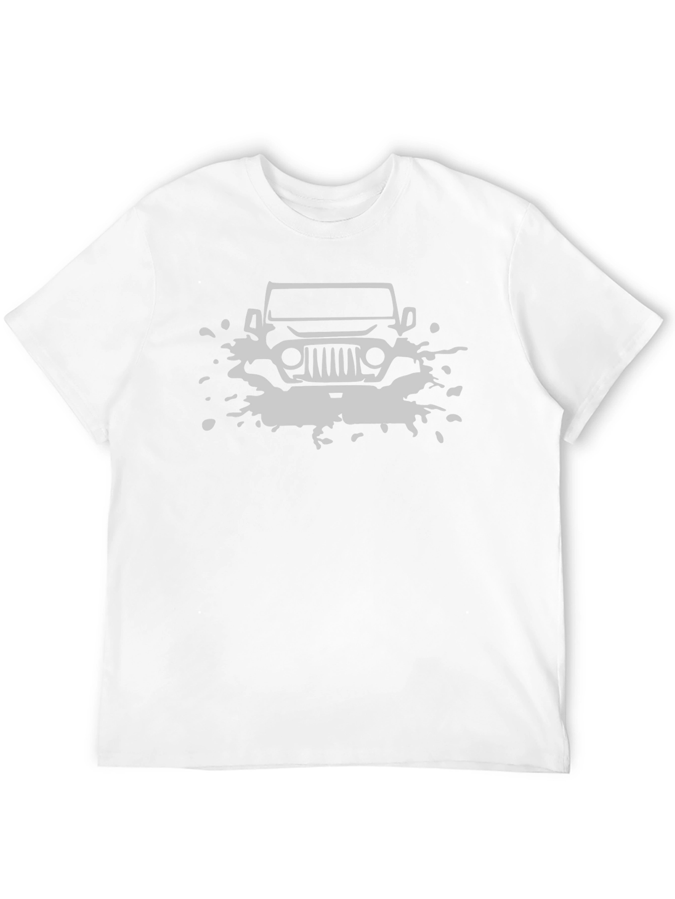 Off-Road Adventure T-Shirt - Mud Splash Jeep Design