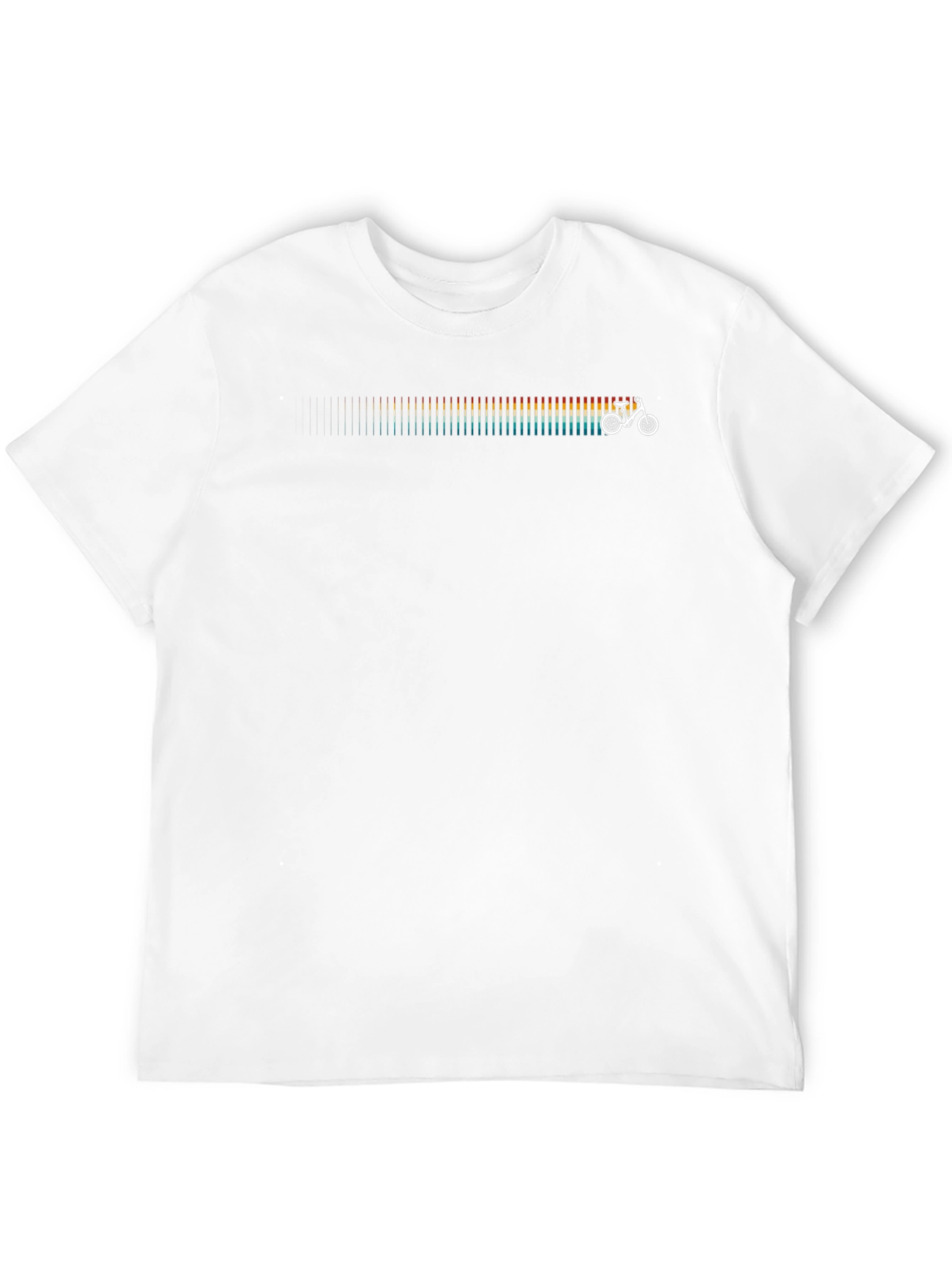 Retro Bike Equalizer Graphic Tee - Black