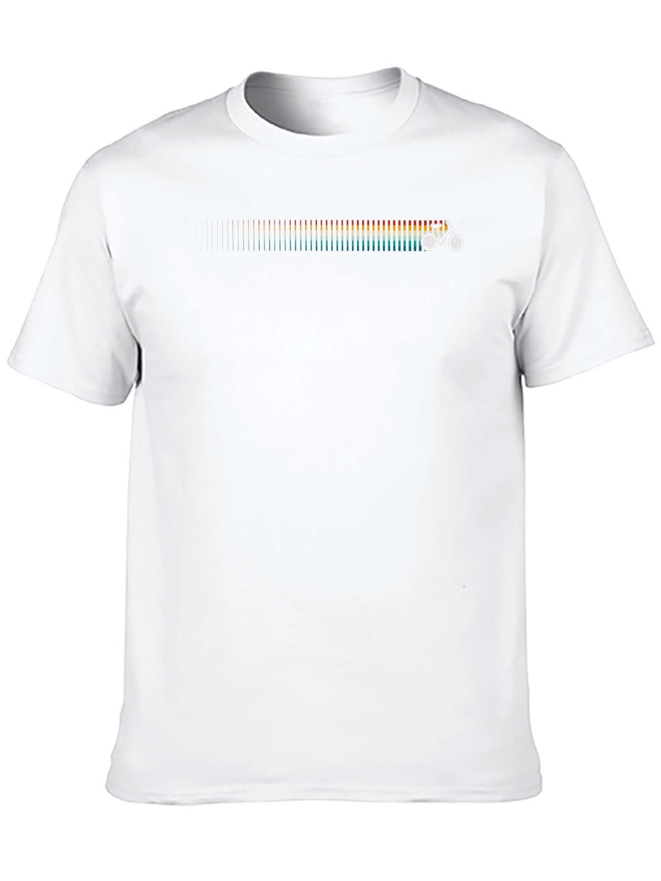 Retro Bike Equalizer Graphic Tee - Black