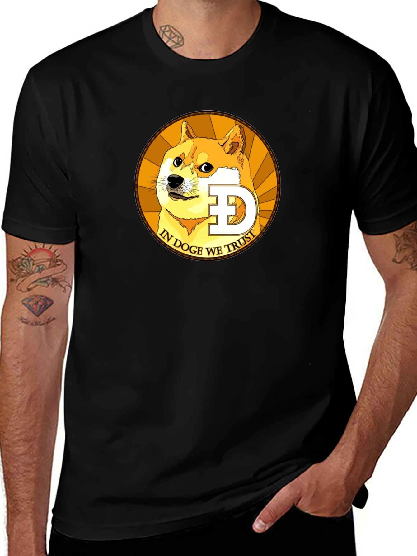 Doge We Trust Black T-Shirt