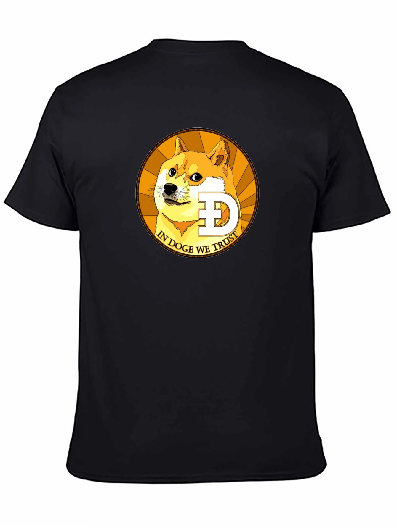 Doge We Trust Black T-Shirt