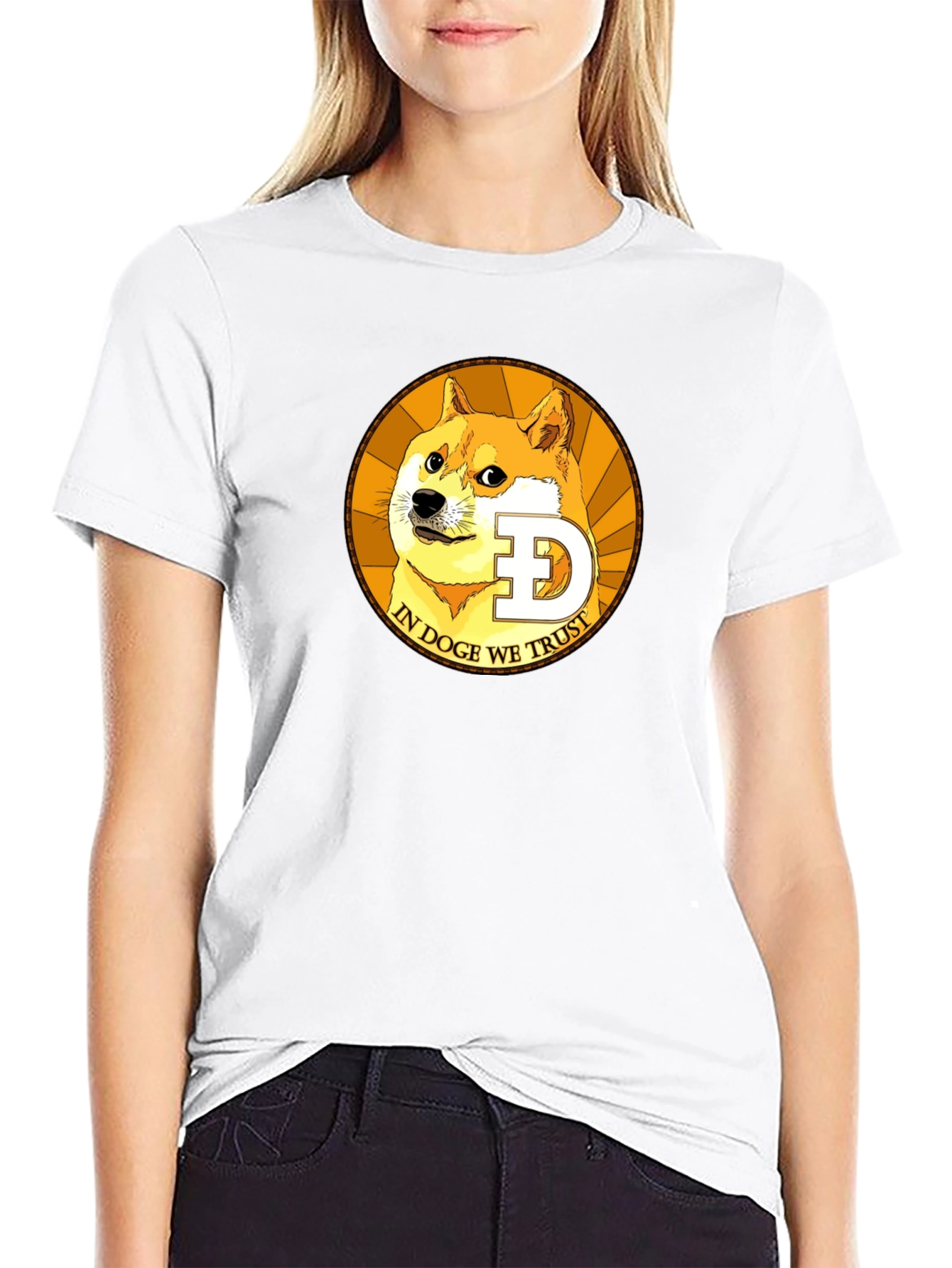 Doge We Trust Black T-Shirt