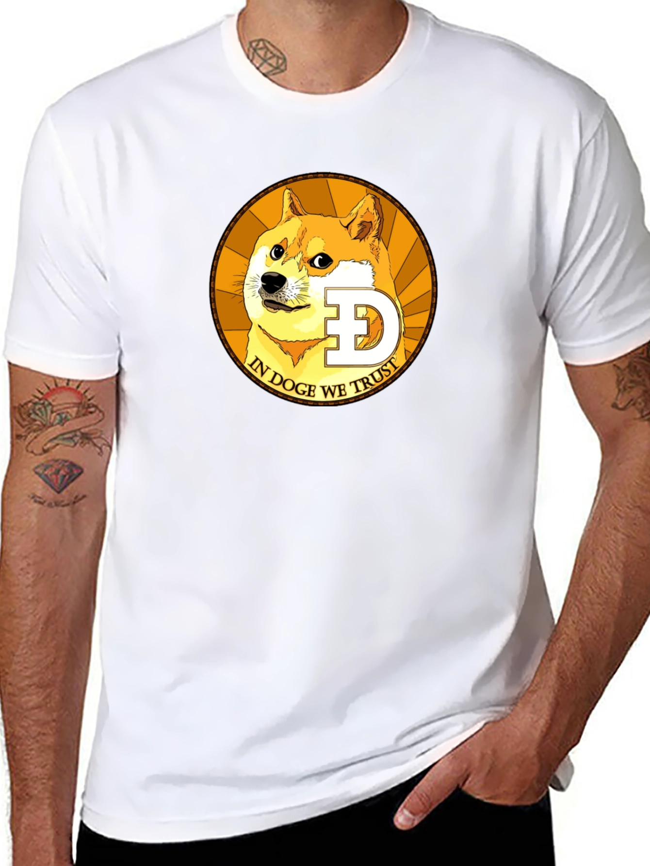 Doge We Trust Black T-Shirt