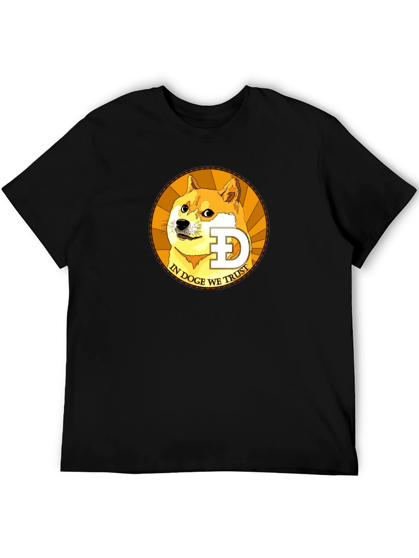 Doge We Trust Black T-Shirt