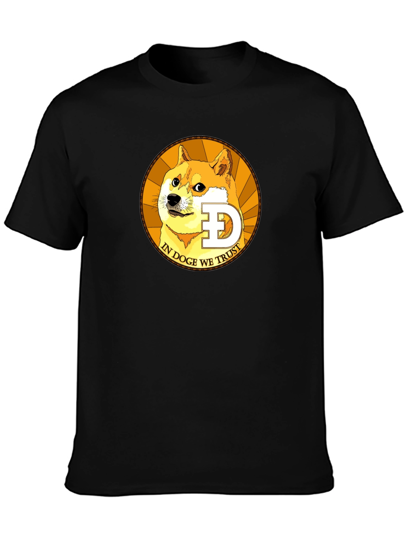 Doge We Trust Black T-Shirt