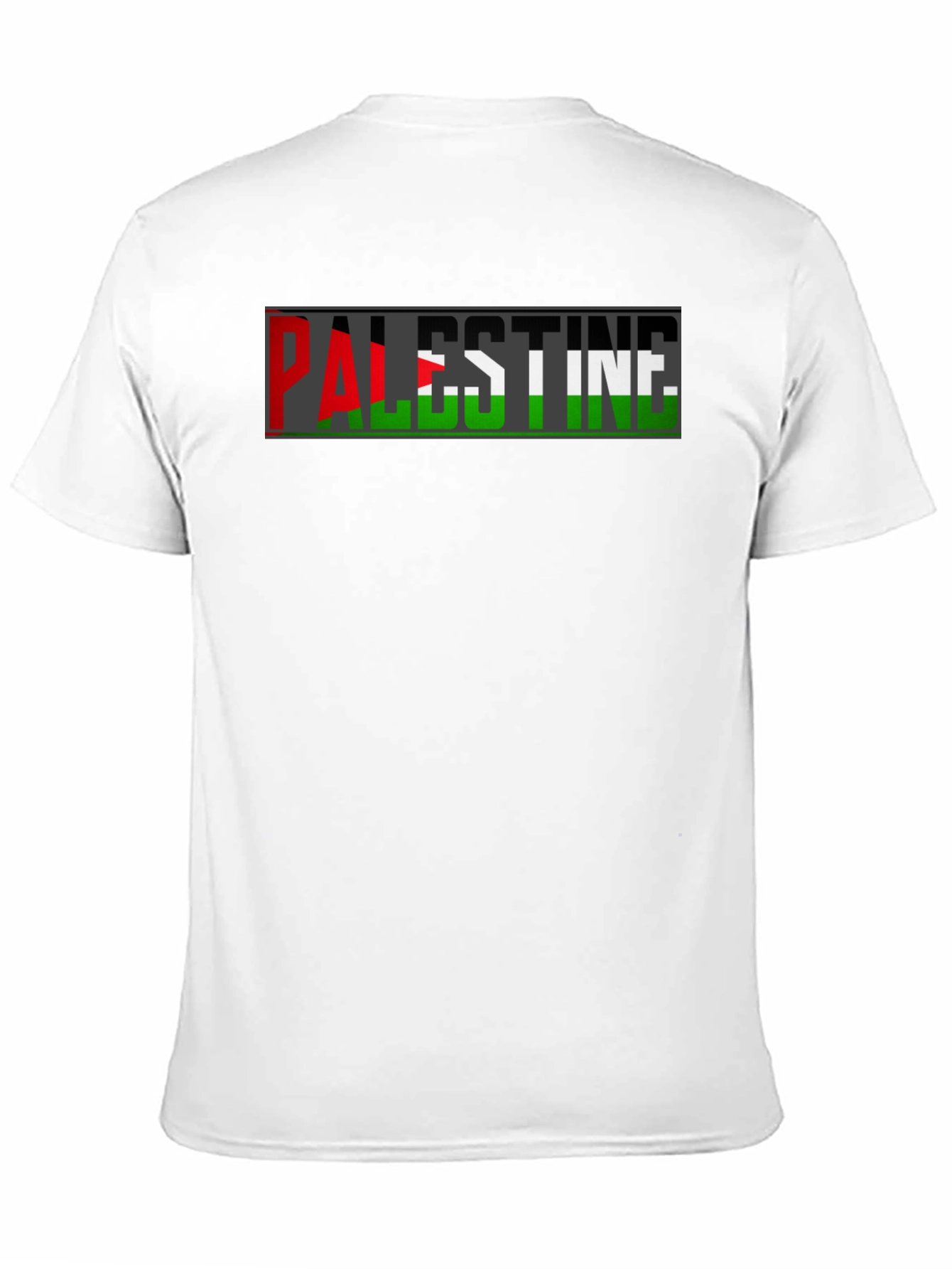 Palestine Flag T-Shirt - Black Graphic Tee