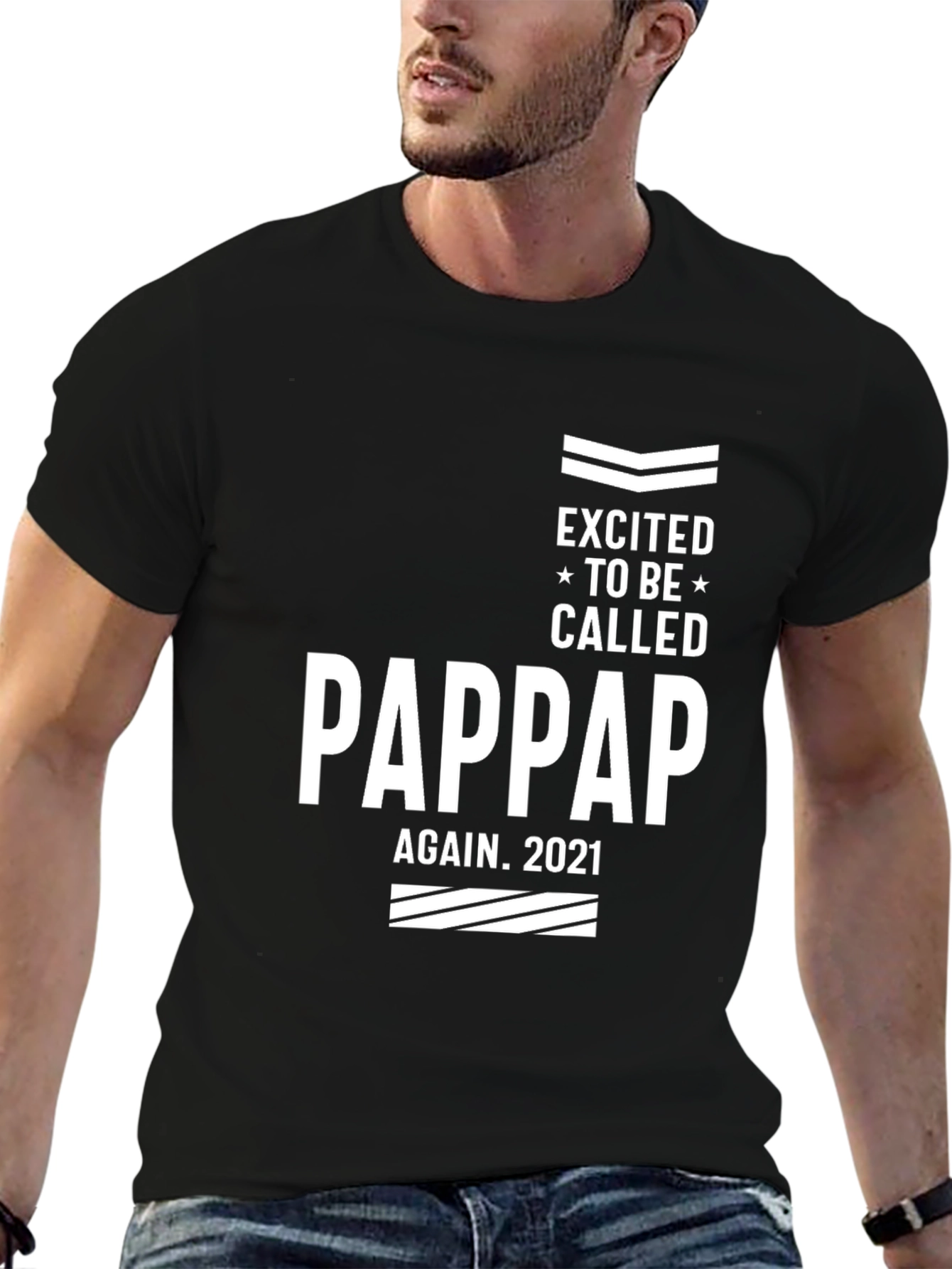 Excited to Be Called Pappap Again 2021 T-Shirt