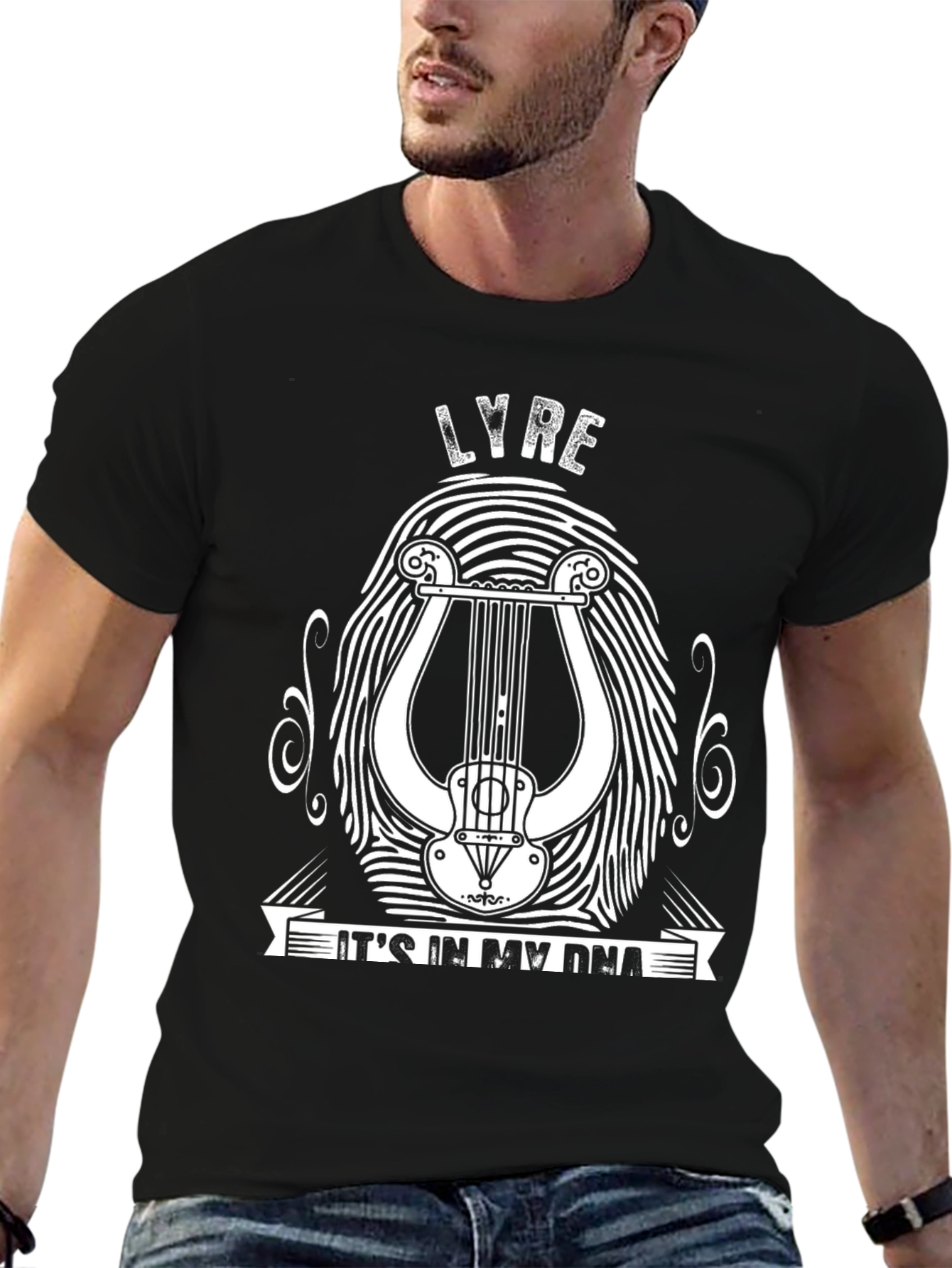 Lyre DNA Graphic T-Shirt - Musicians Tee