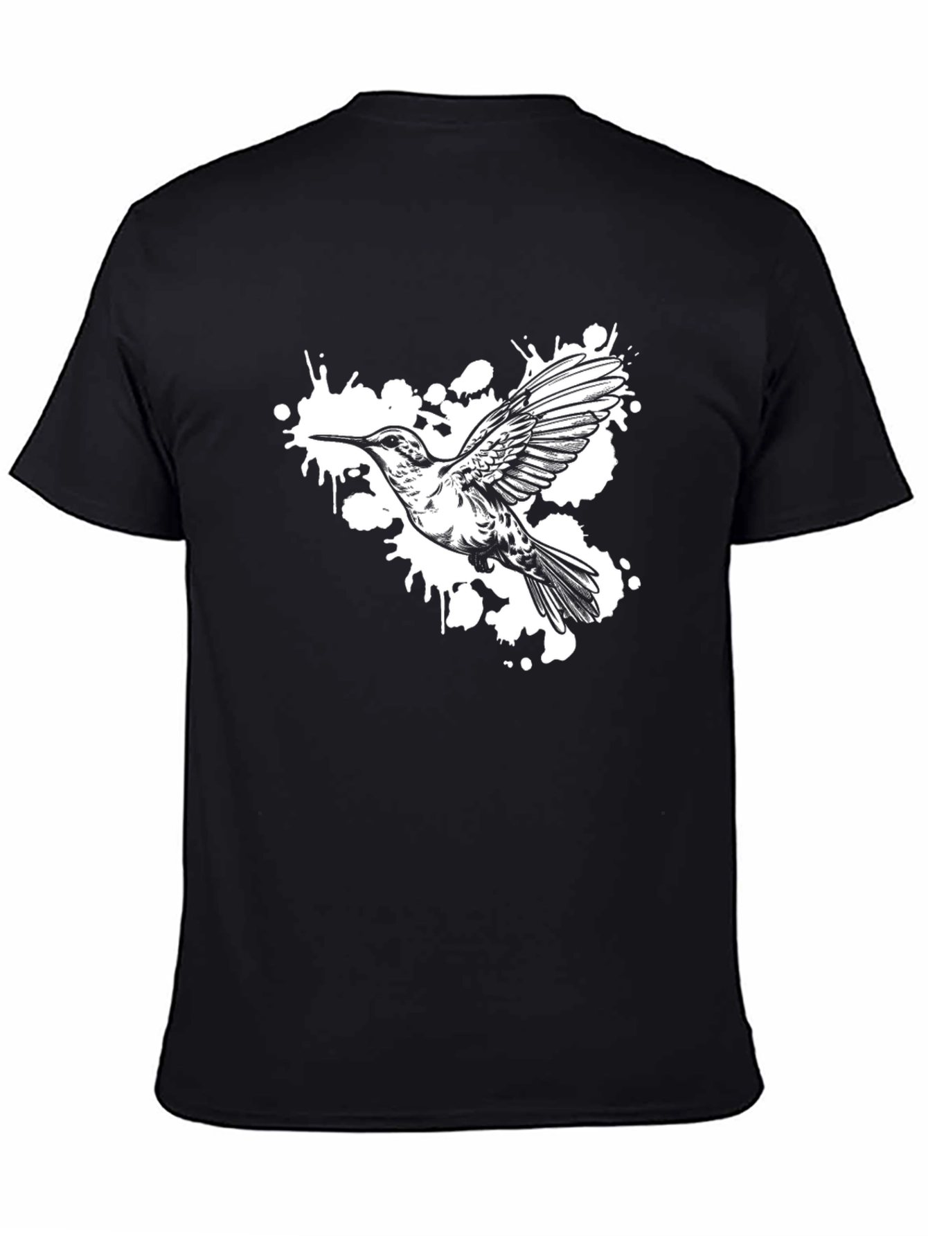 Hummingbird Graphic T-Shirt - Black