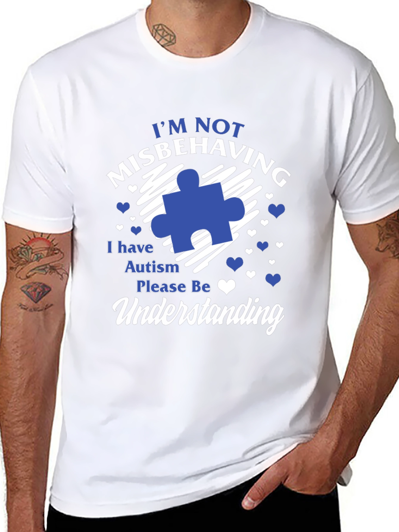 Autism Awareness T-Shirt Misbehaving Understanding