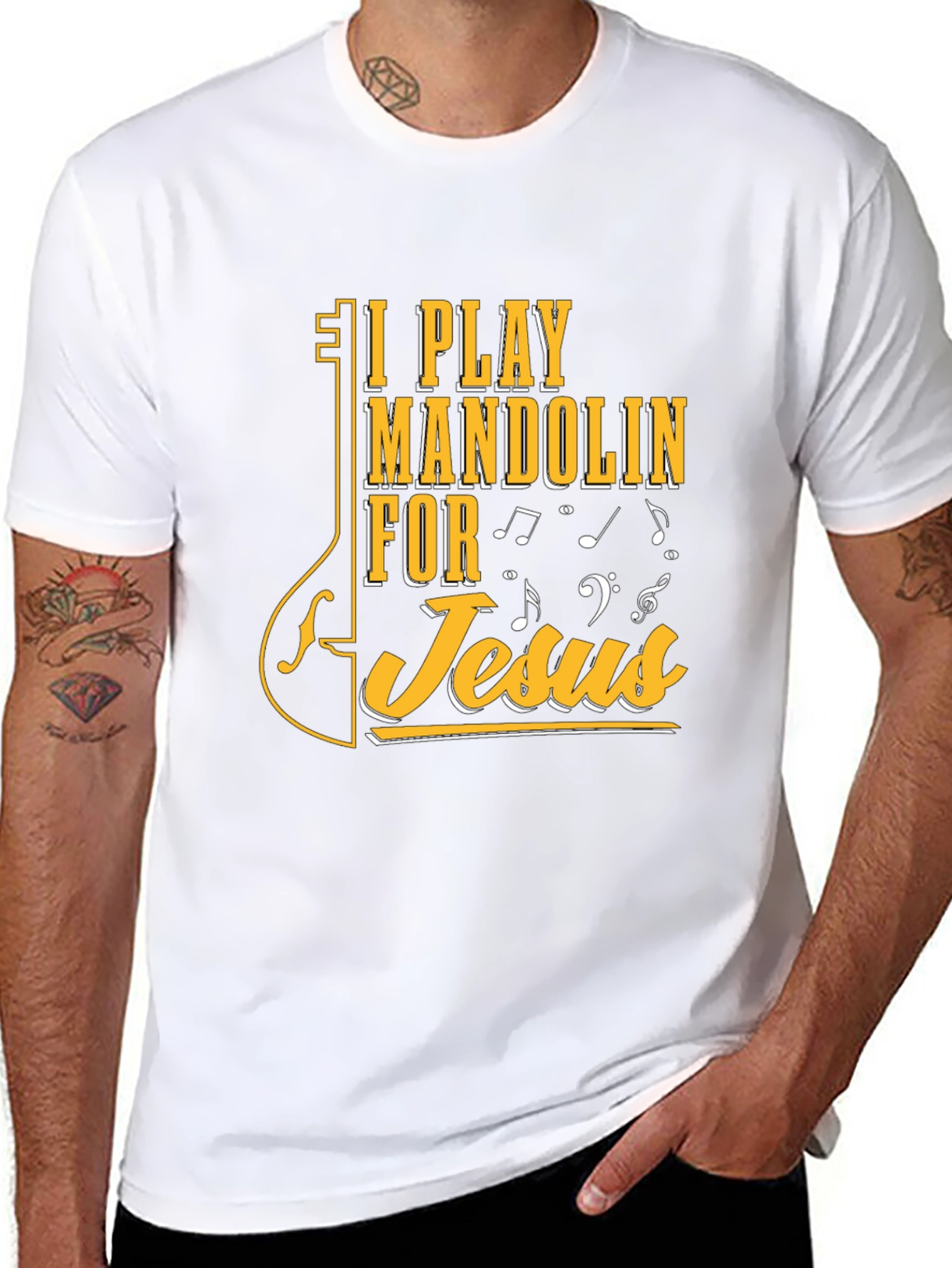 I Play Mandolin for Jesus T-Shirt