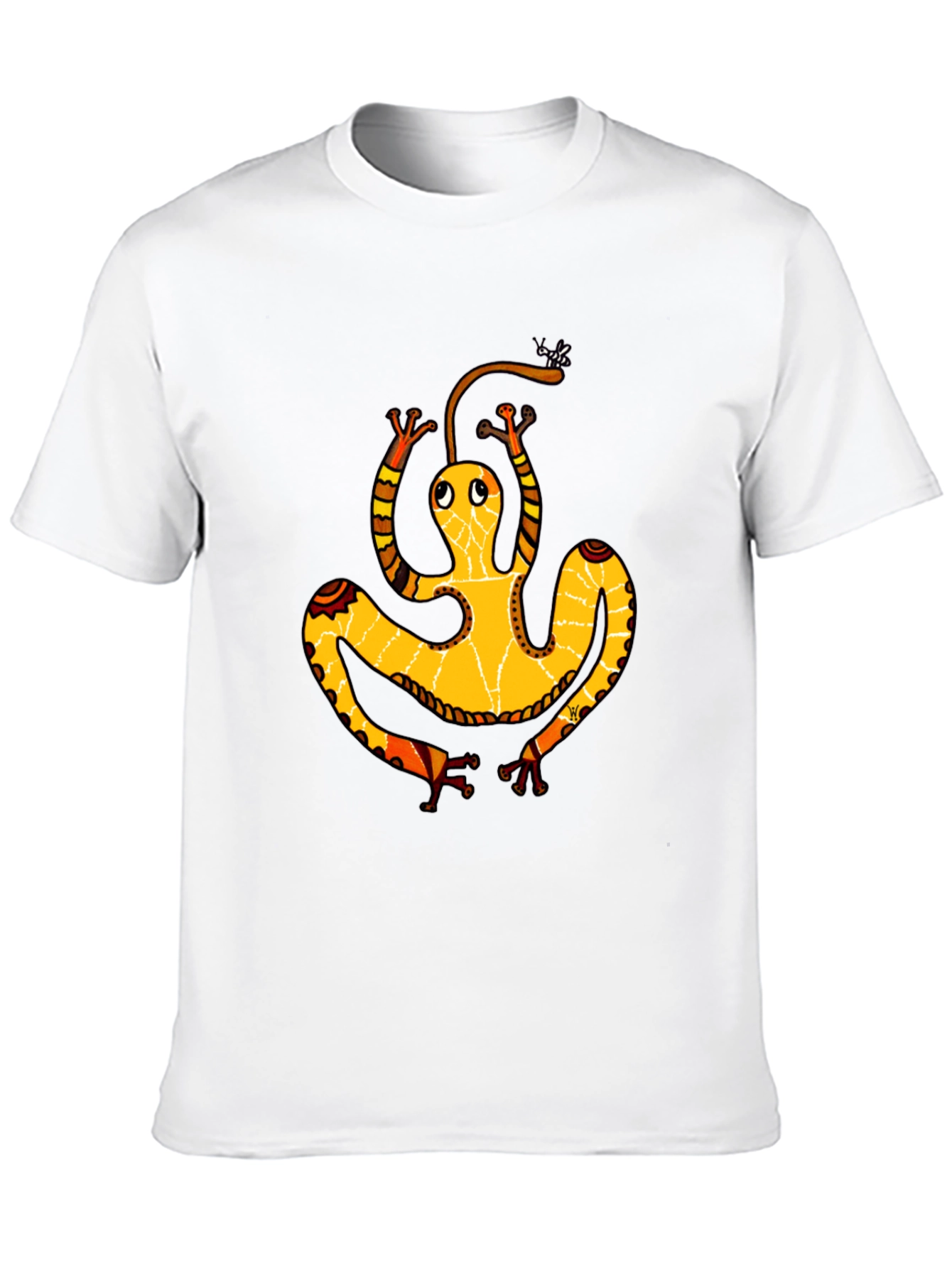 Funky Frog Graphic Black T-Shirt