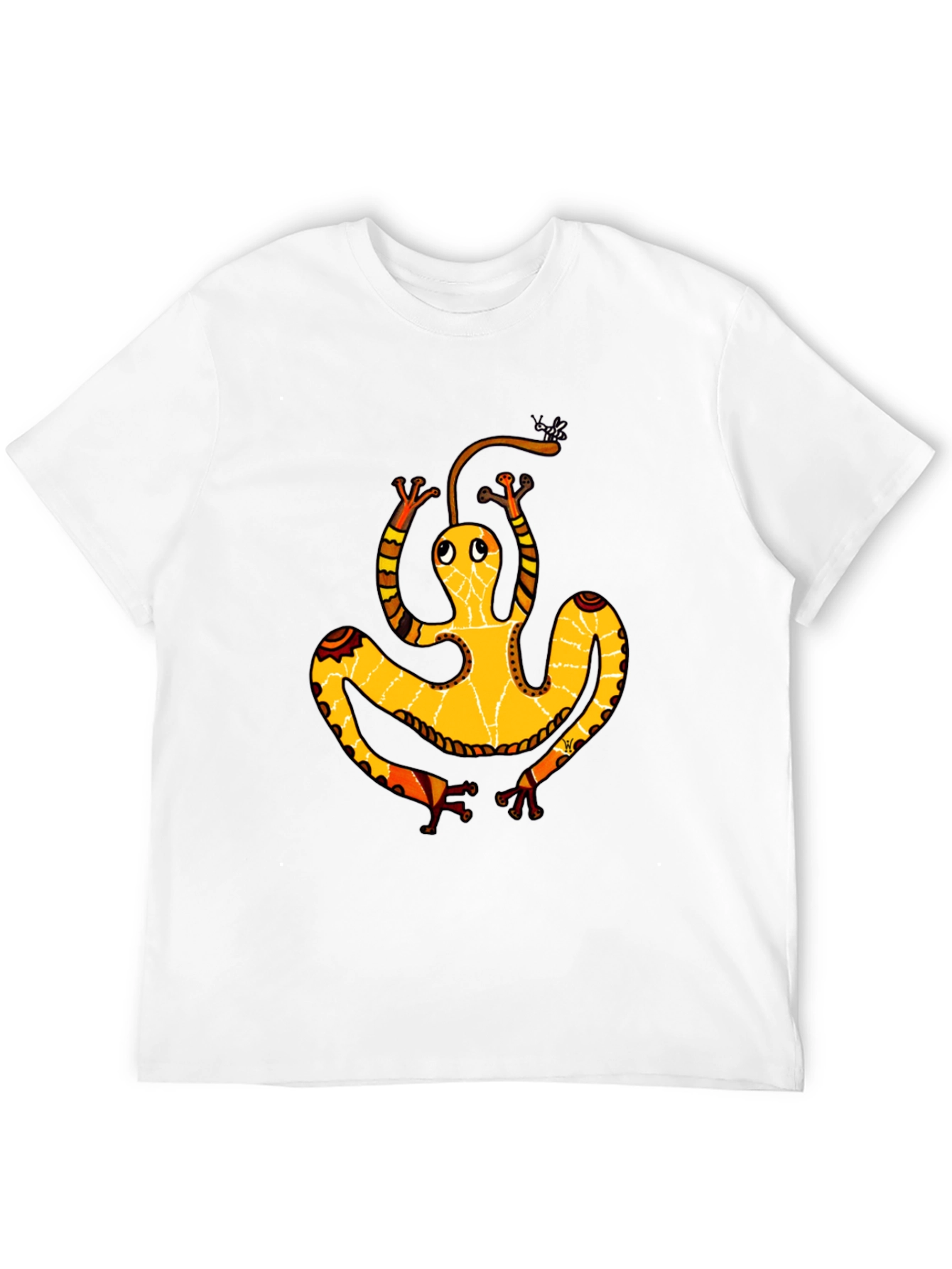 Funky Frog Graphic Black T-Shirt